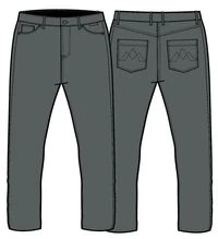 365 5 Pocket Trouser - Ocean Grey - Image 8