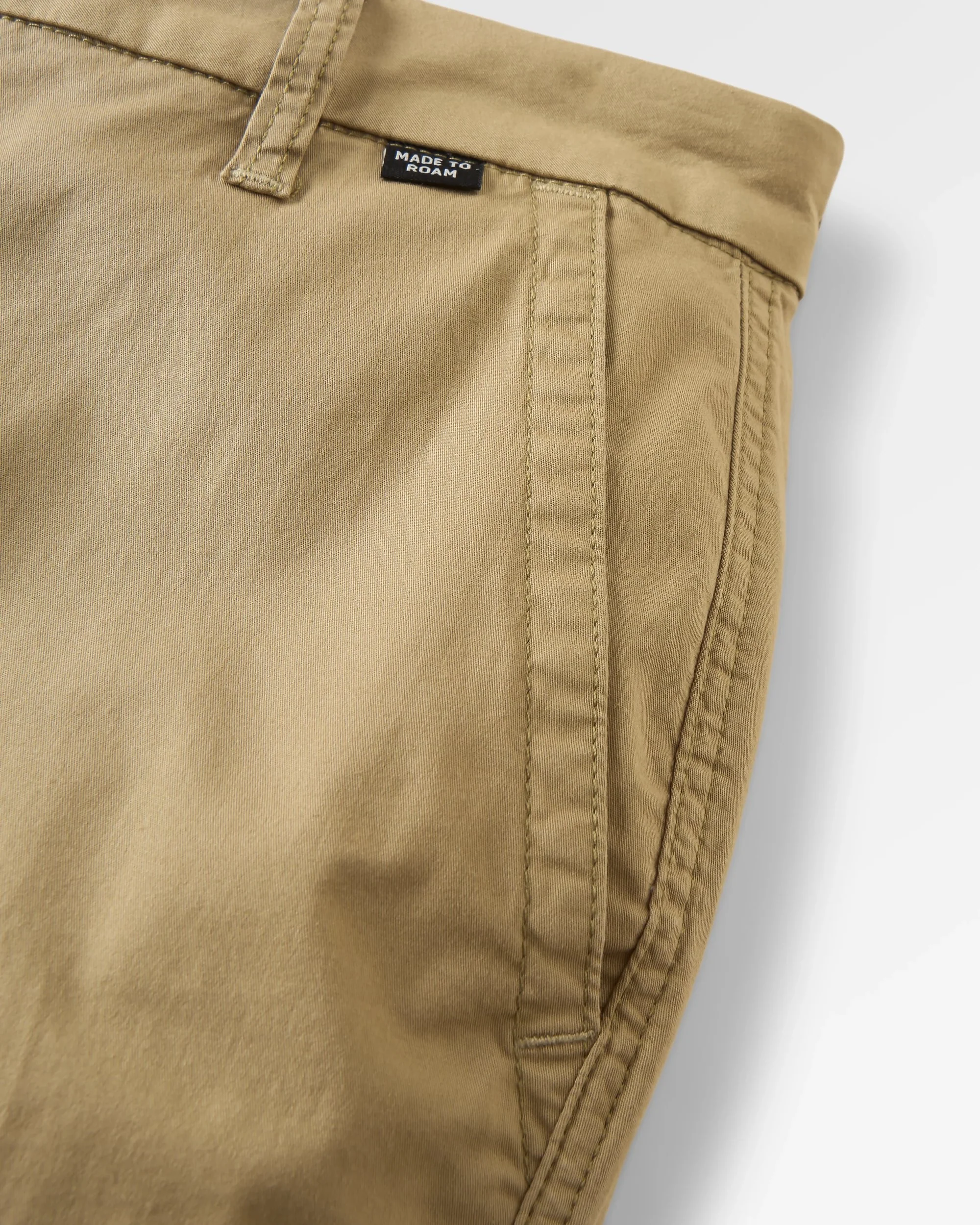 365 Light Organic Cotton Trouser - Faded Olive - Image 3