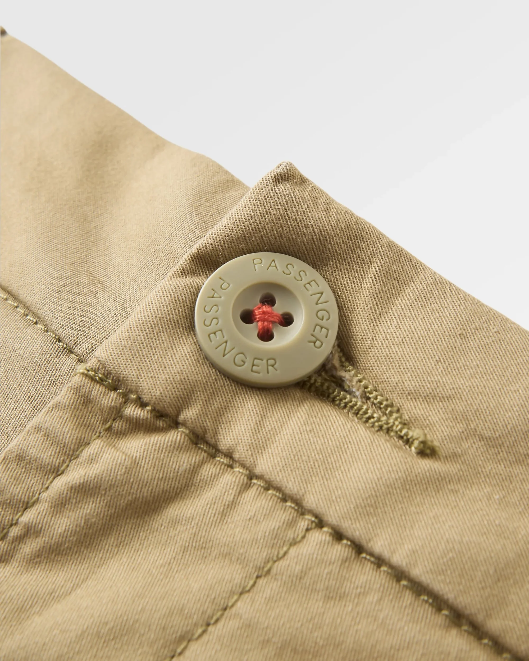365 Light Organic Cotton Trouser - Faded Olive - Image 4