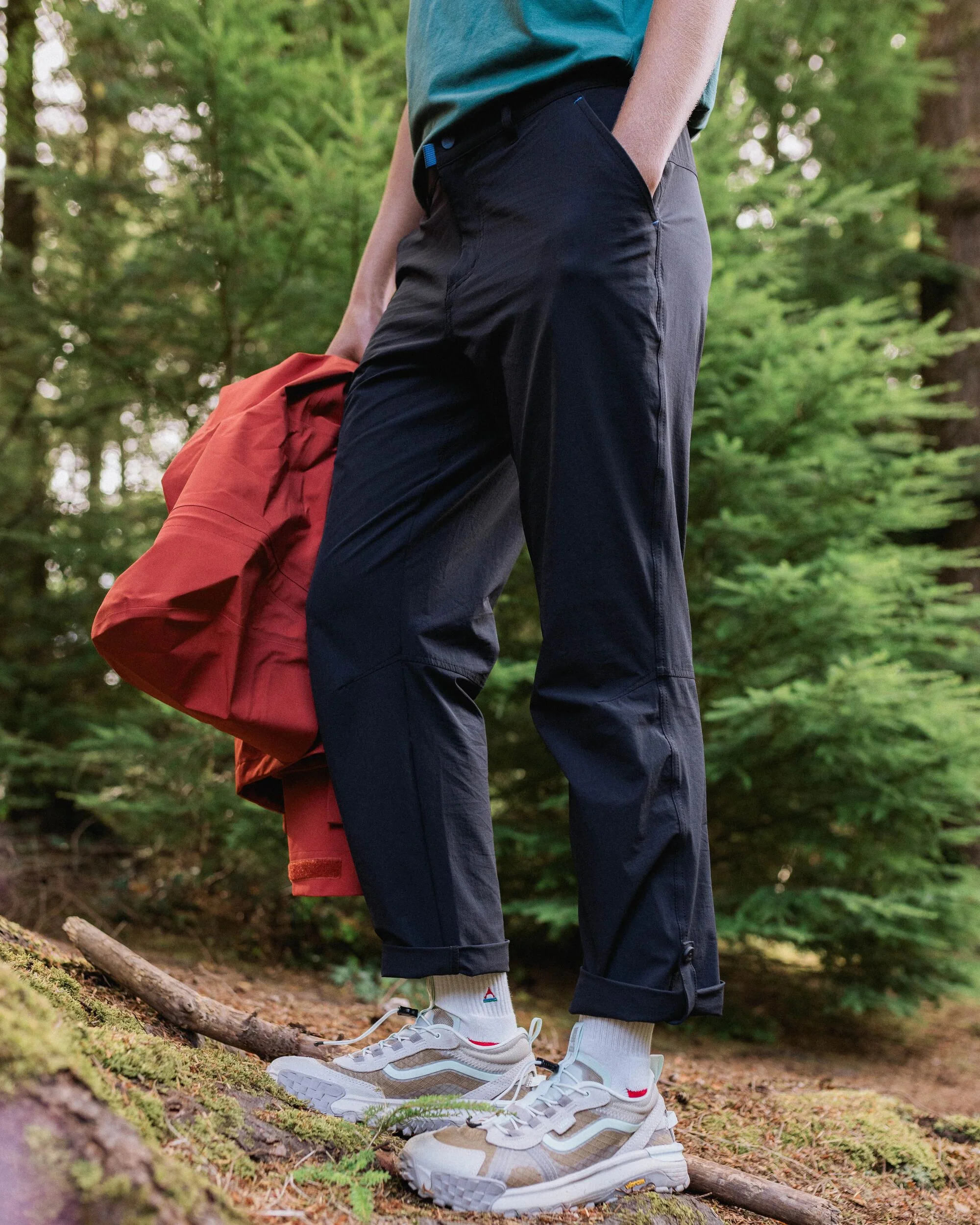 365 Trail Roll Up Trouser - Black