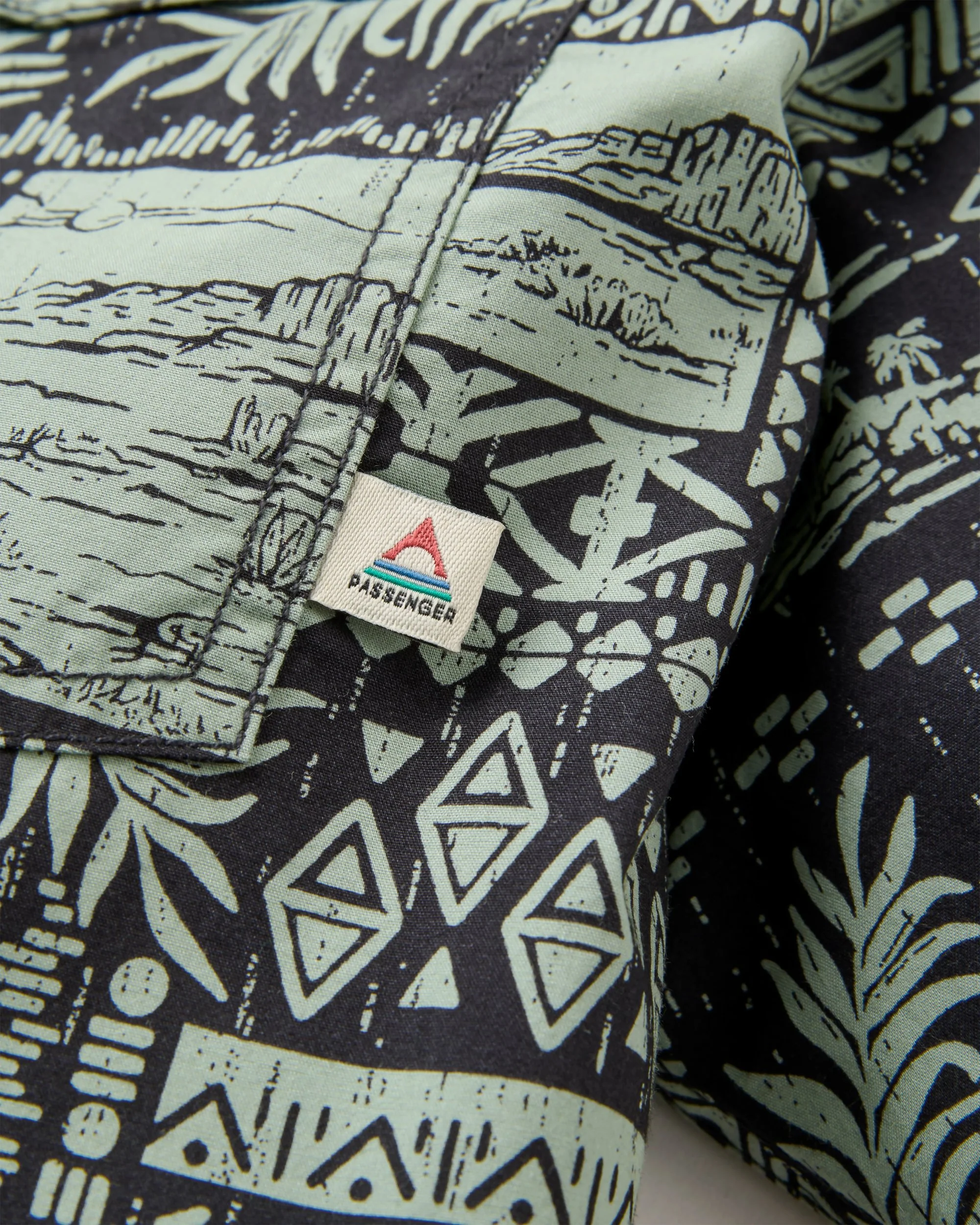 Acreage Shirt - Patchwork Faded Black - Image 2
