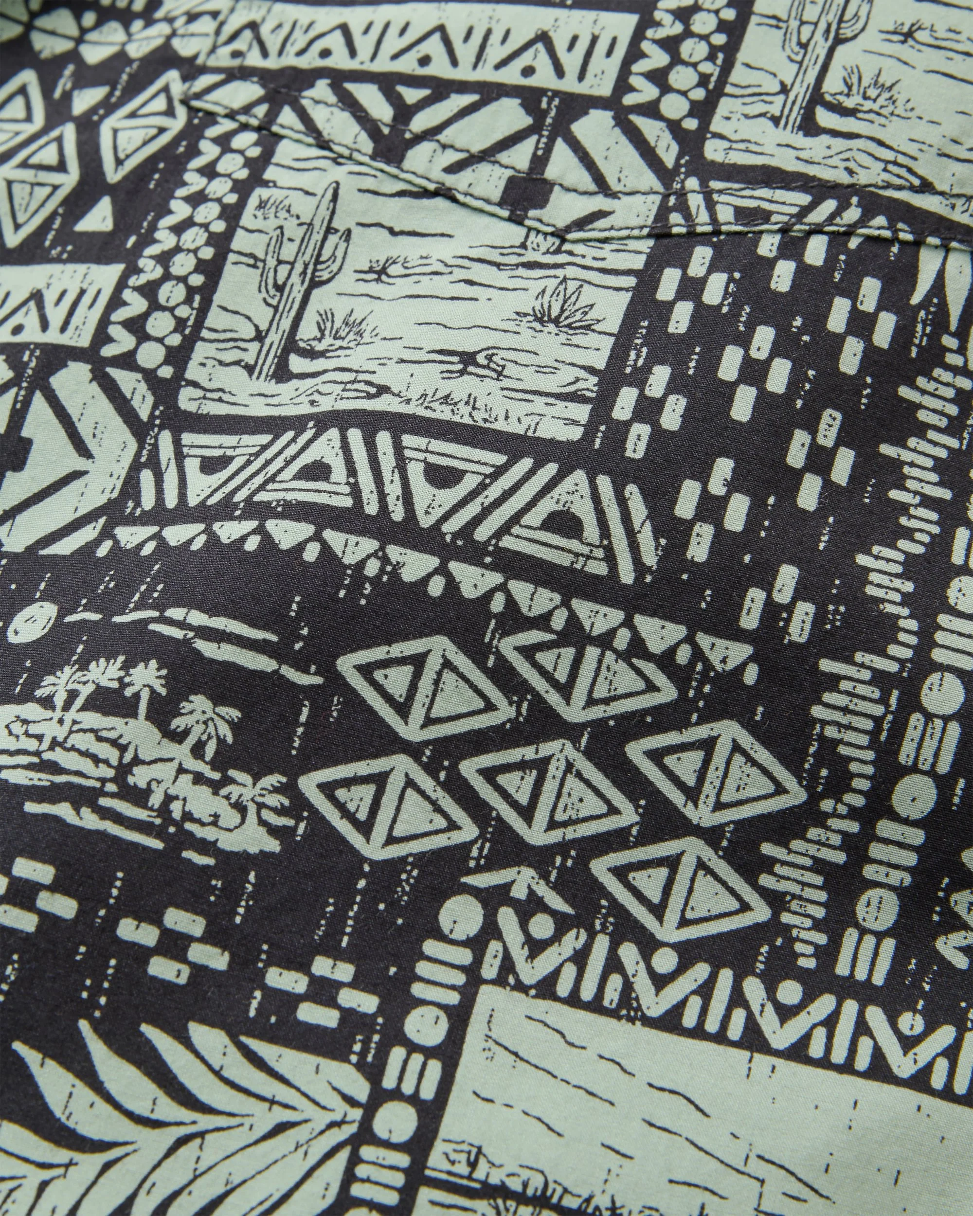 Acreage Shirt - Patchwork Faded Black - Image 4