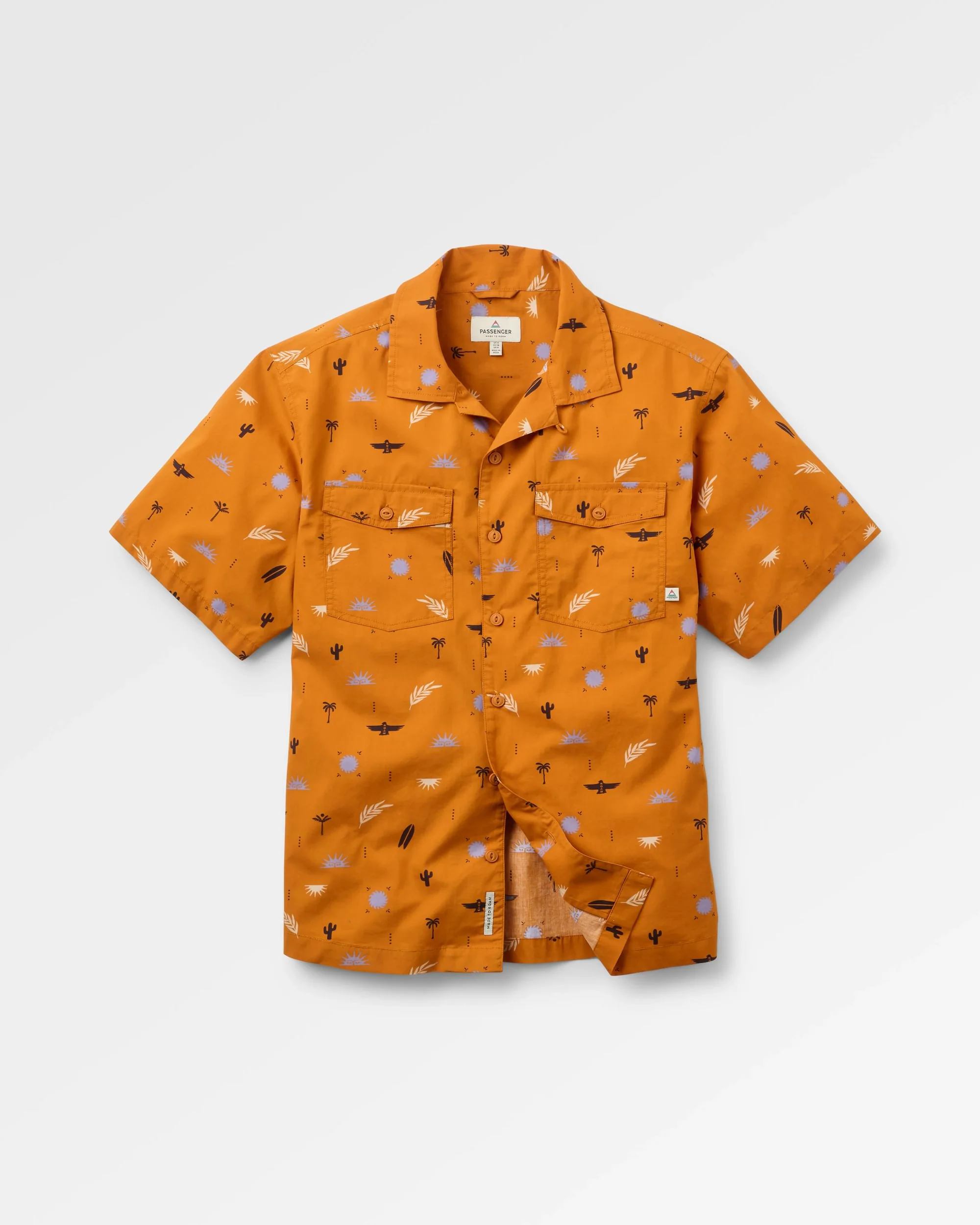 Acreage Shirt - Sundial Retro Orange
