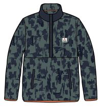 Adrift Polar Fleece - Oak Patch Deep Ocean - Image 8