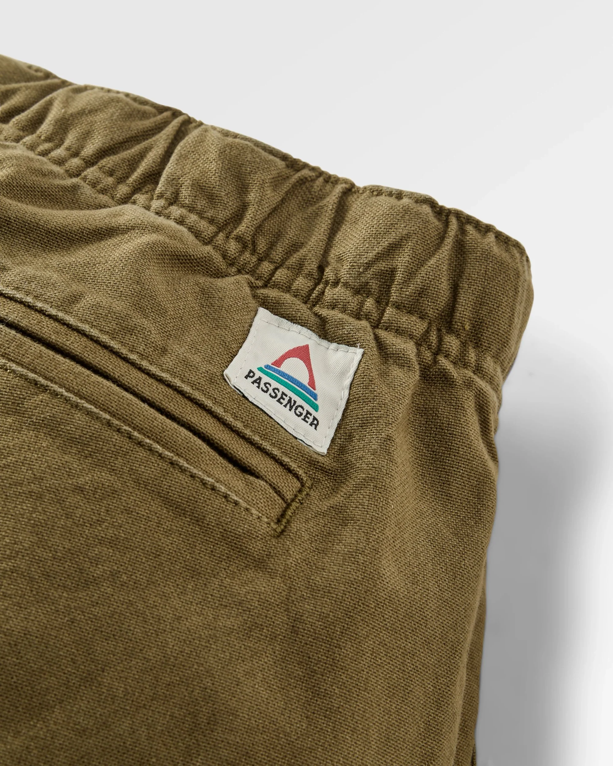 Adventurer Organic Canvas Trouser - Dark Olive - Image 12