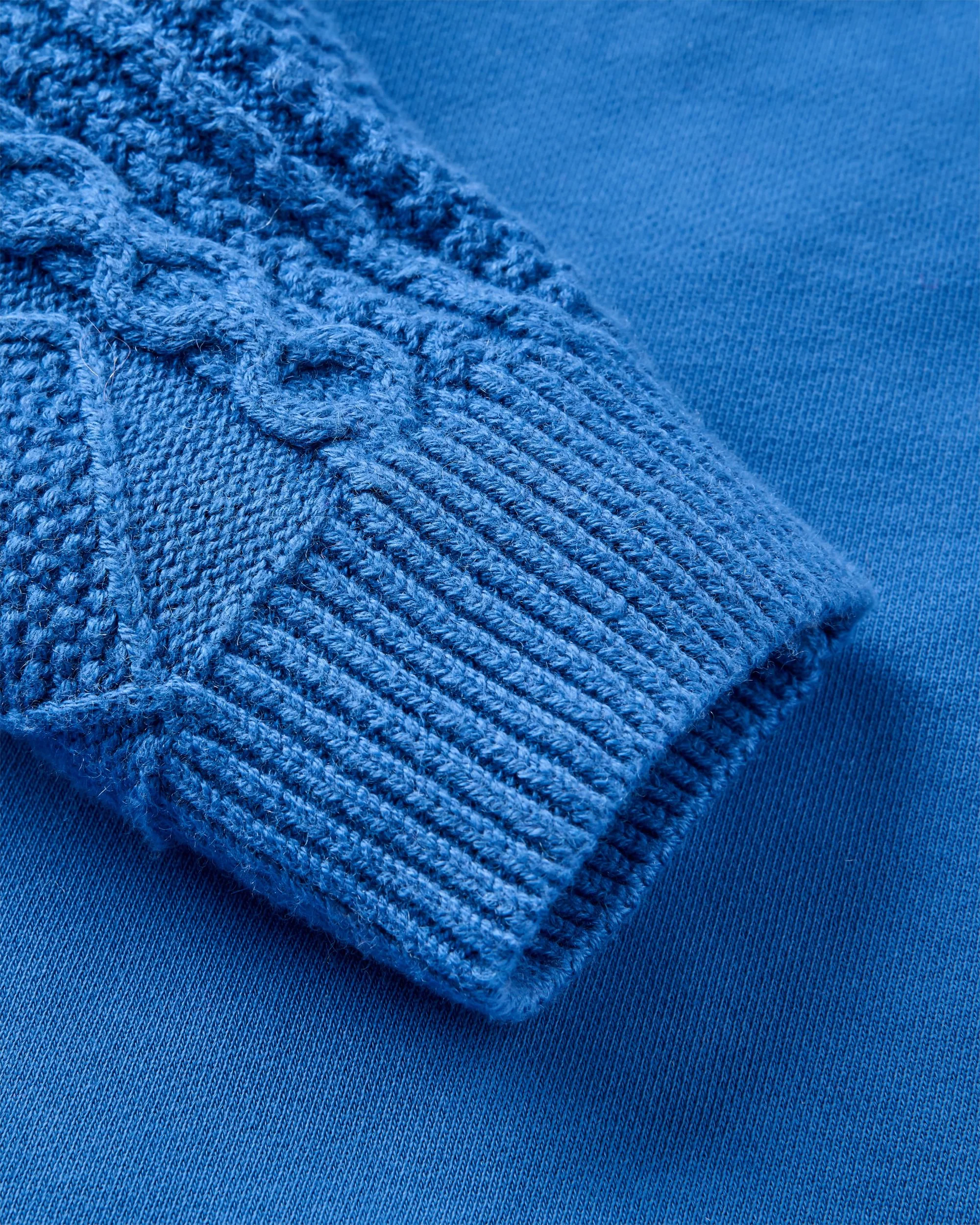 Aerial LS Knit Top - Electric Blue - Image 4