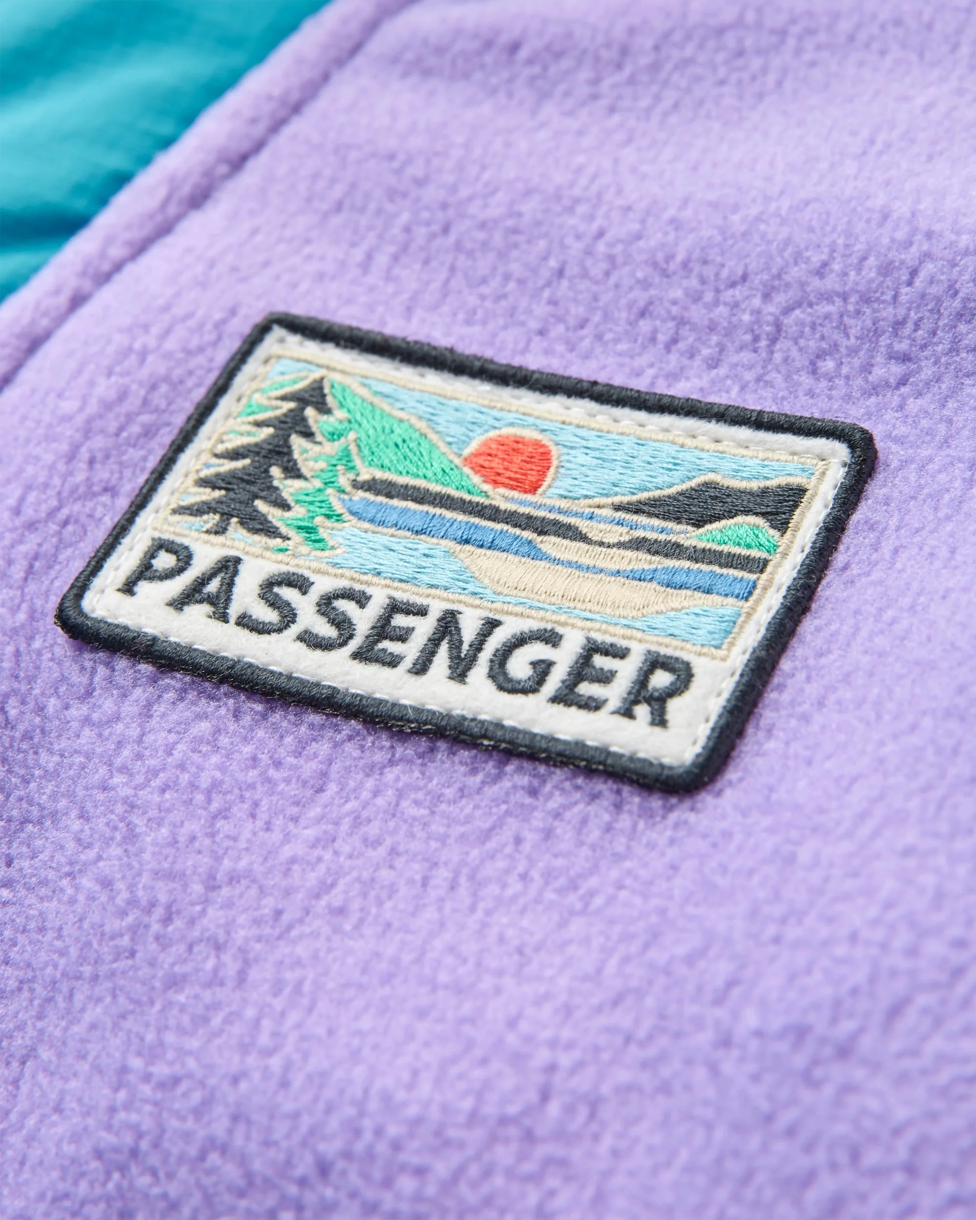 Alexander Hooded Polar Fleece - Retro Purple/Bluejay - Image 7