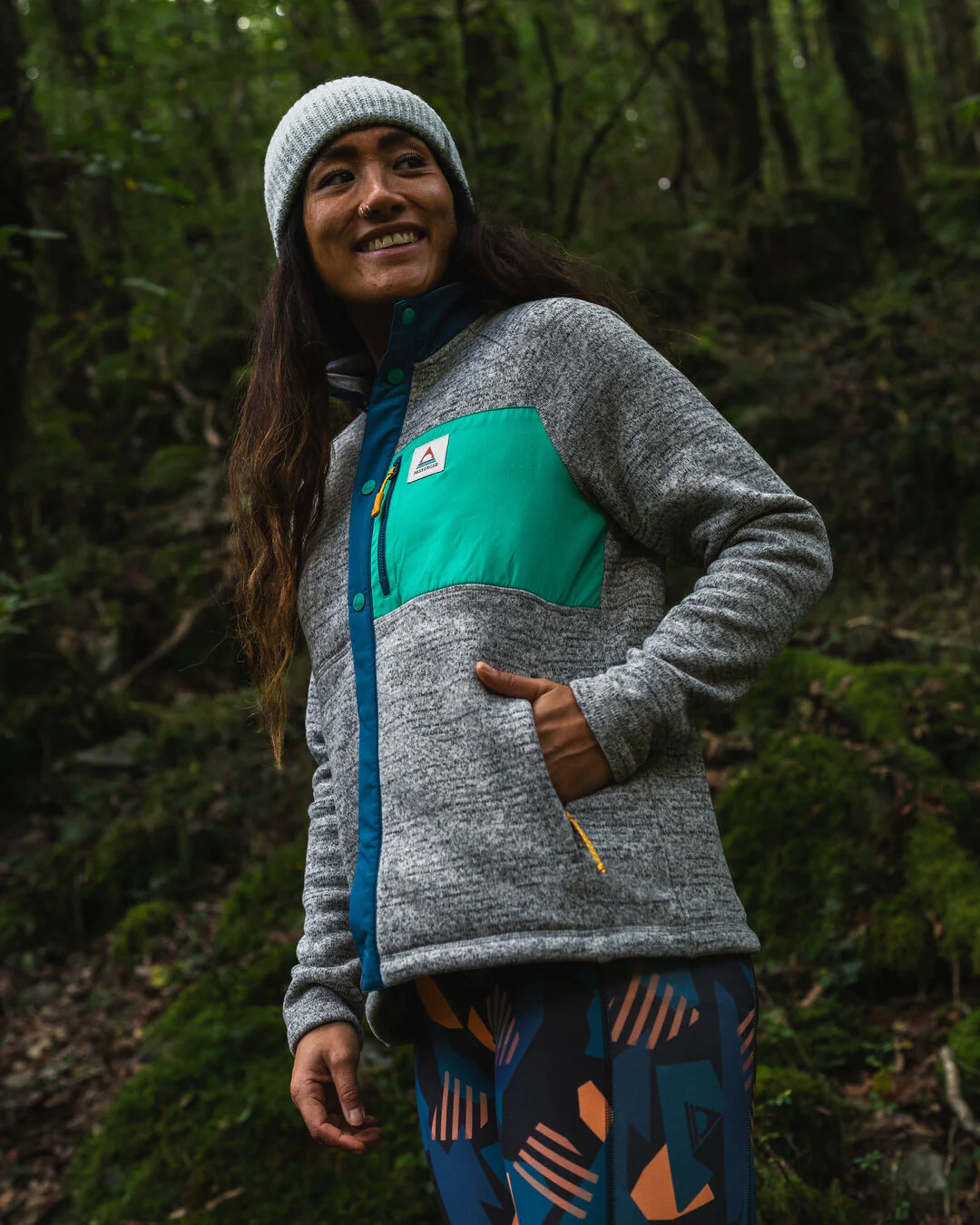 Women's Amber PolartecĀ® Fleece - Grey Marl - Image 2