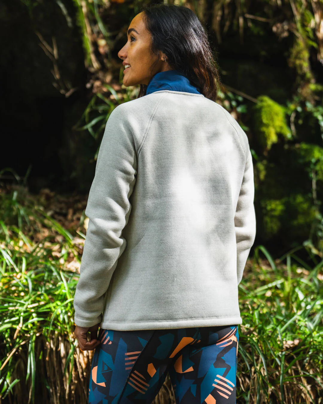 Women's Amber Polartec® Fleece - Vintage White - Image 5
