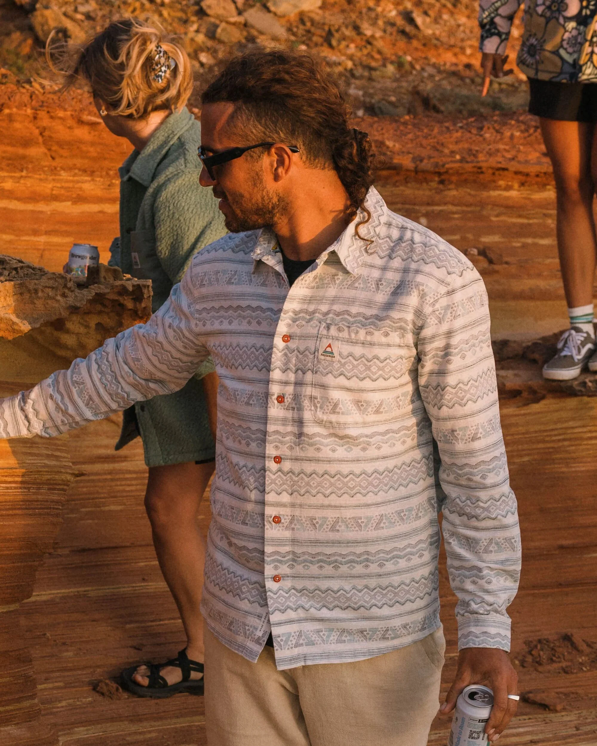 Amboro Shirt - Mono Geo Birch