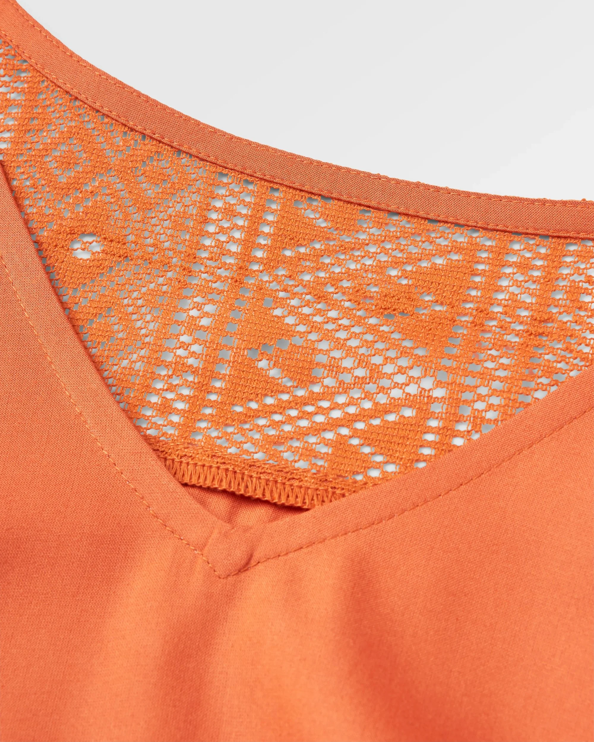 Ambrose Oversized Dress - Burnt Orange - Image 7