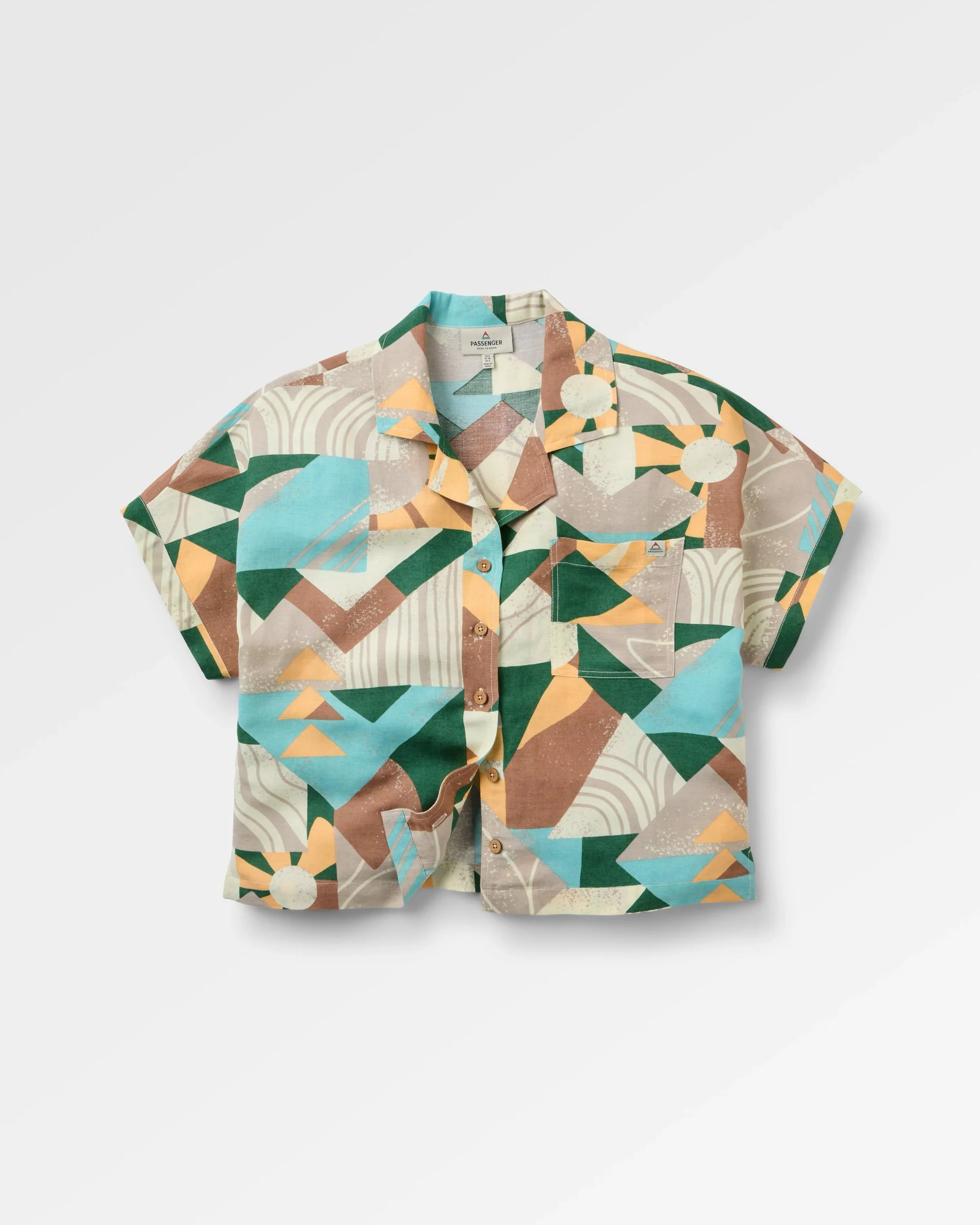 Arden Linen Short Sleeve Shirt - Sun Patch Simply Taupe