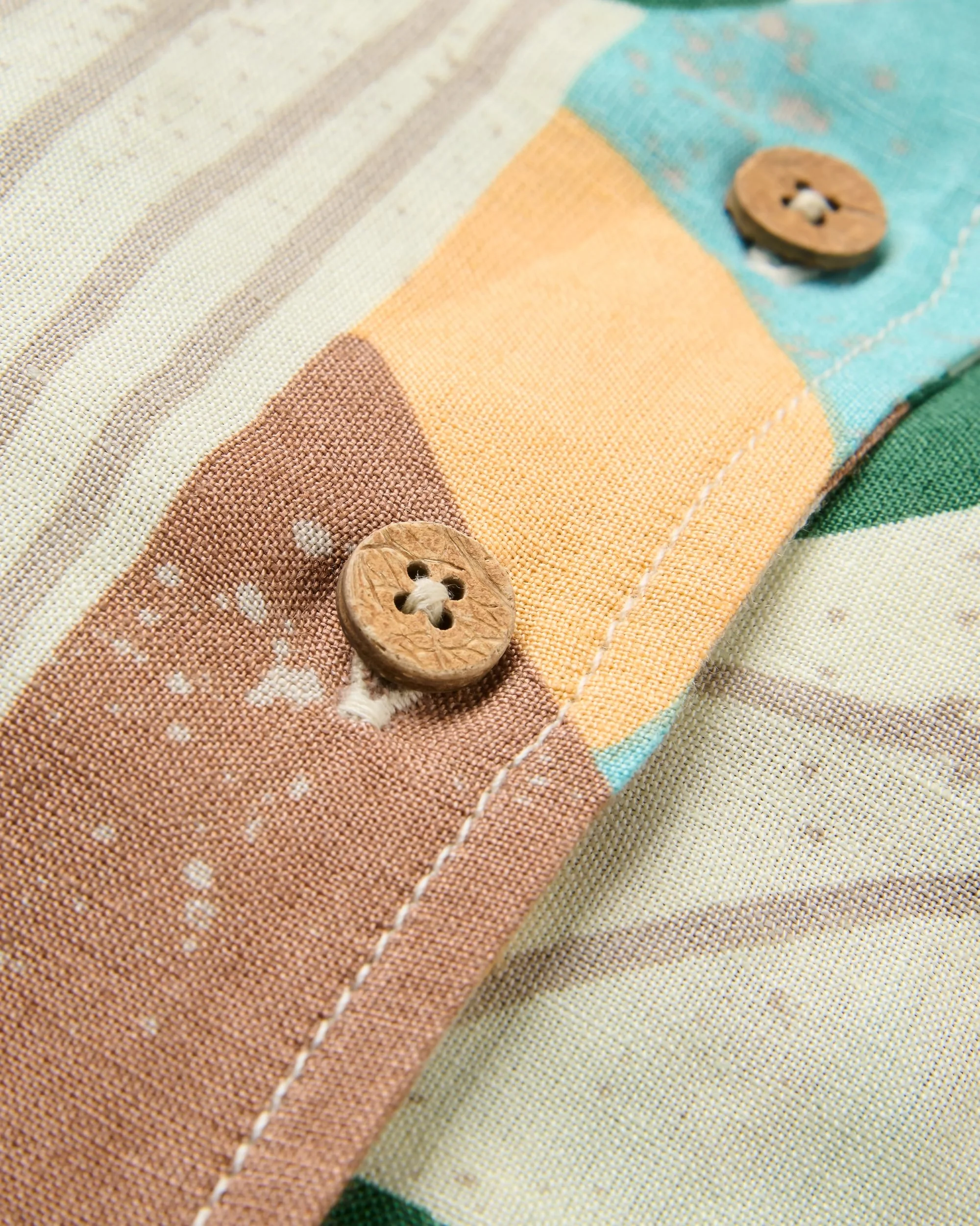 Arden Linen Short Sleeve Shirt - Sun Patch Simply Taupe - Image 4