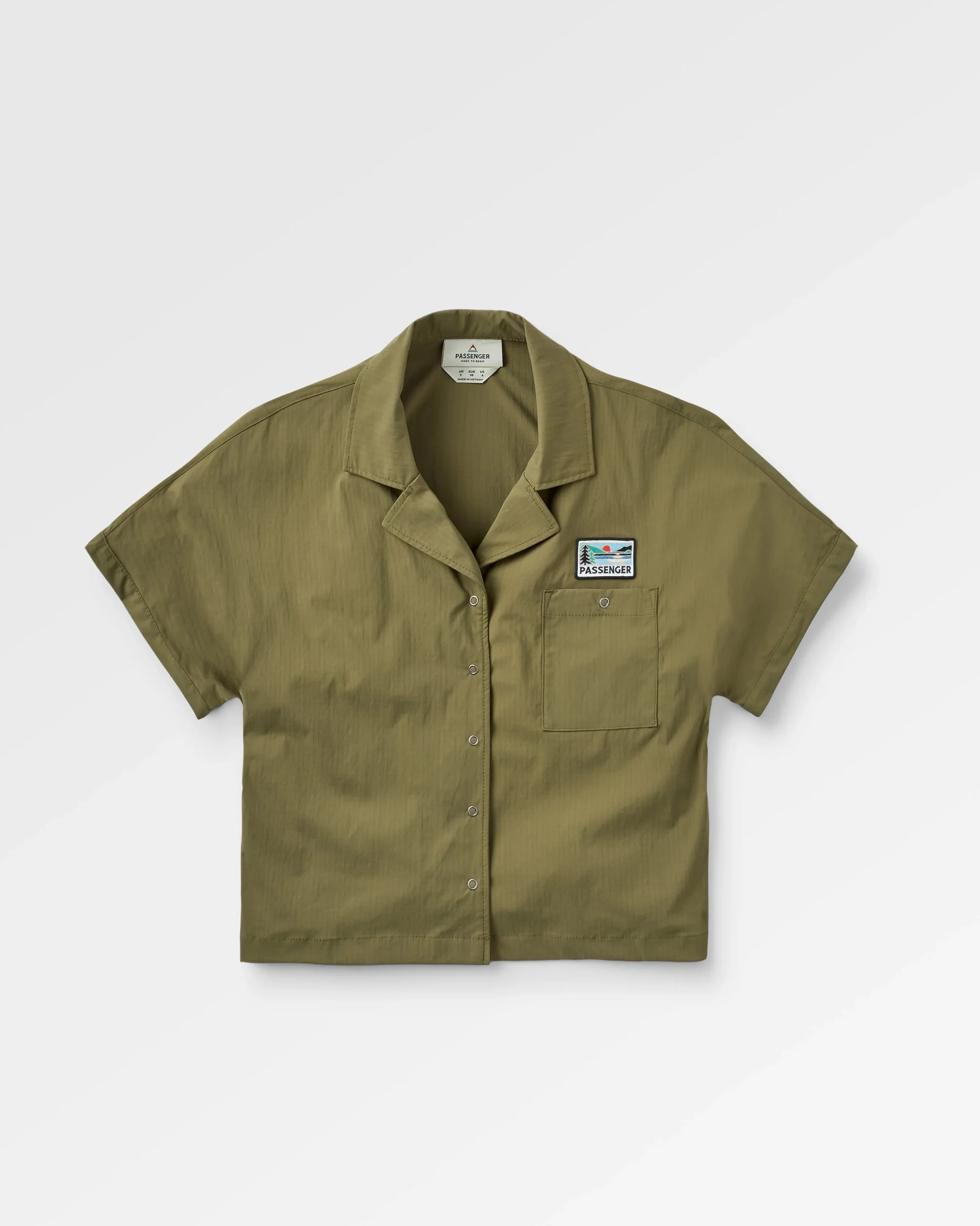 Arden Ripstop Short Sleeve Shirt - Khaki - Image 2