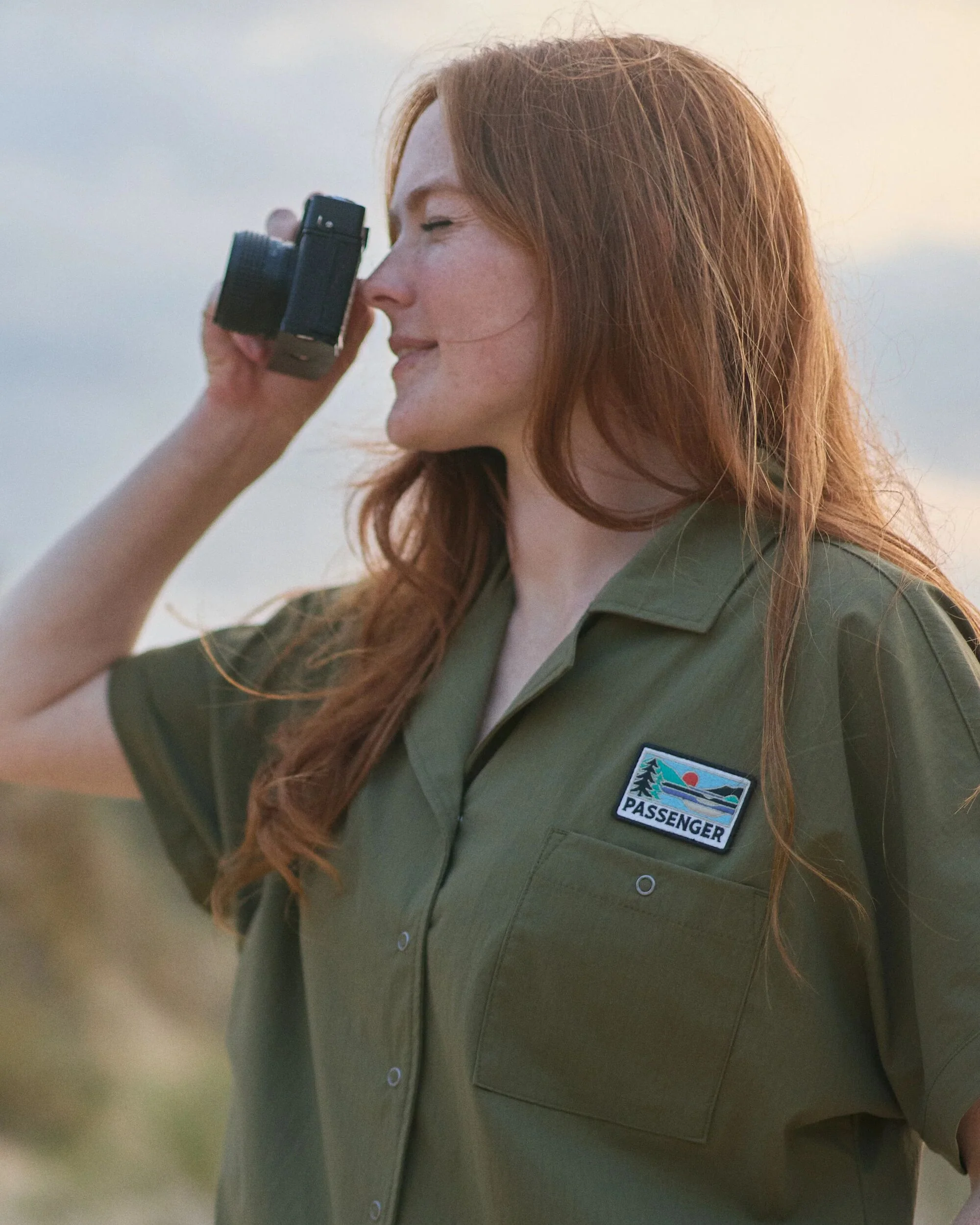 Arden Ripstop Short Sleeve Shirt - Khaki - Image 3