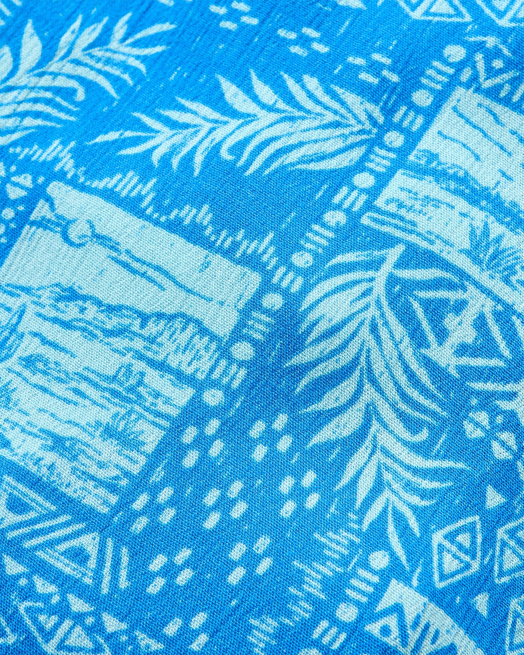 Arden Short Sleeve Shirt Eco Vero - Patchwork Marine Blue - Image 4