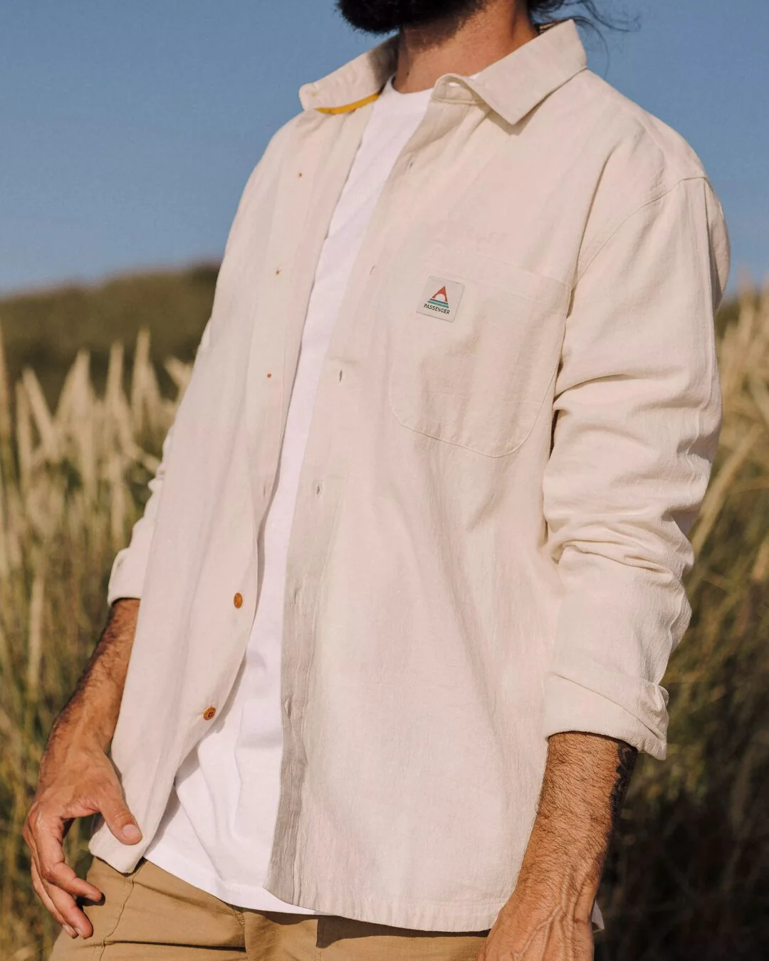 Arica Textured Shirt - Birch - Image 6