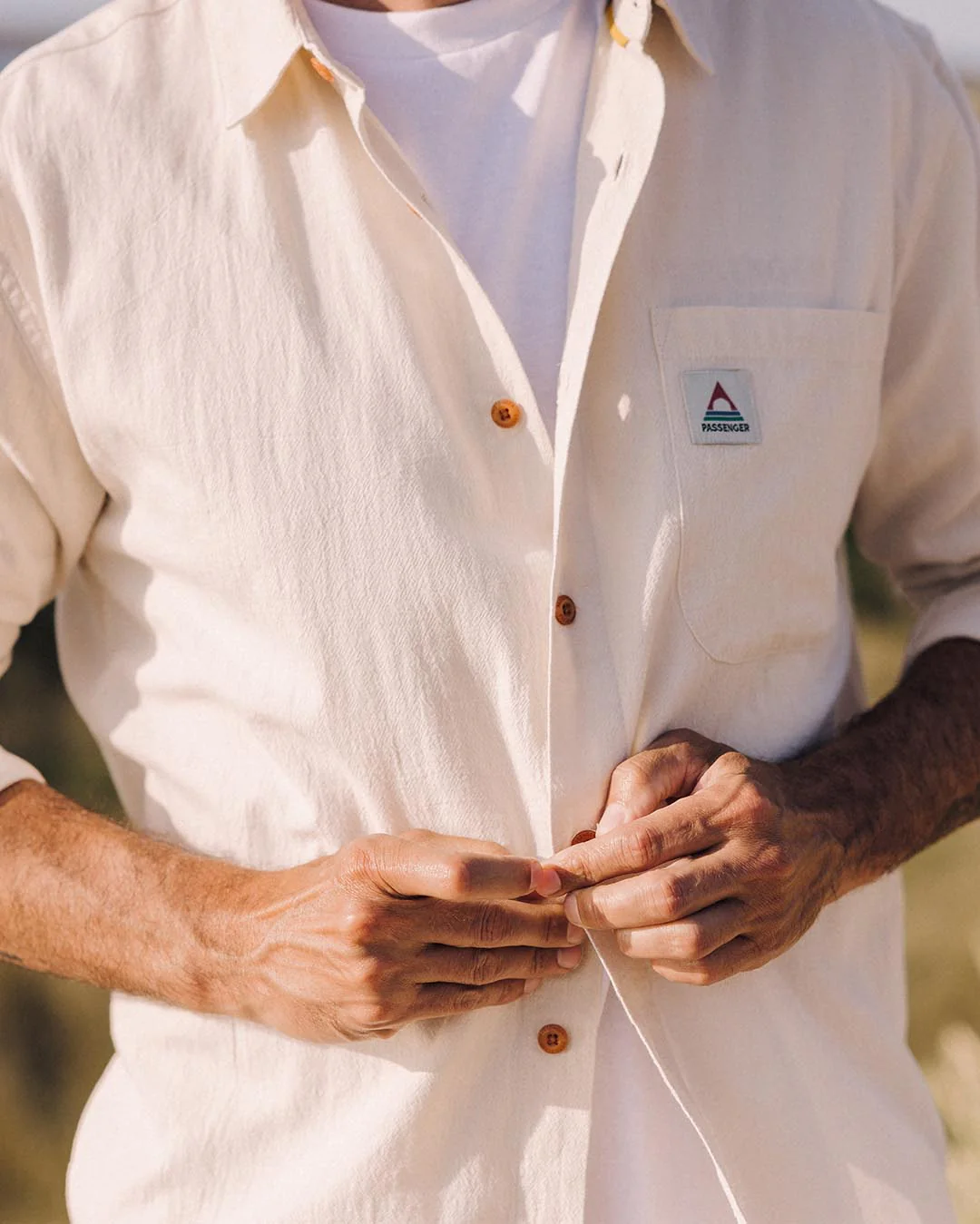 Arica Textured Shirt - Birch - Image 8