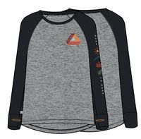 Atlantis Base Layer LS T-Shirt - Black/Grey Marl - Image 9