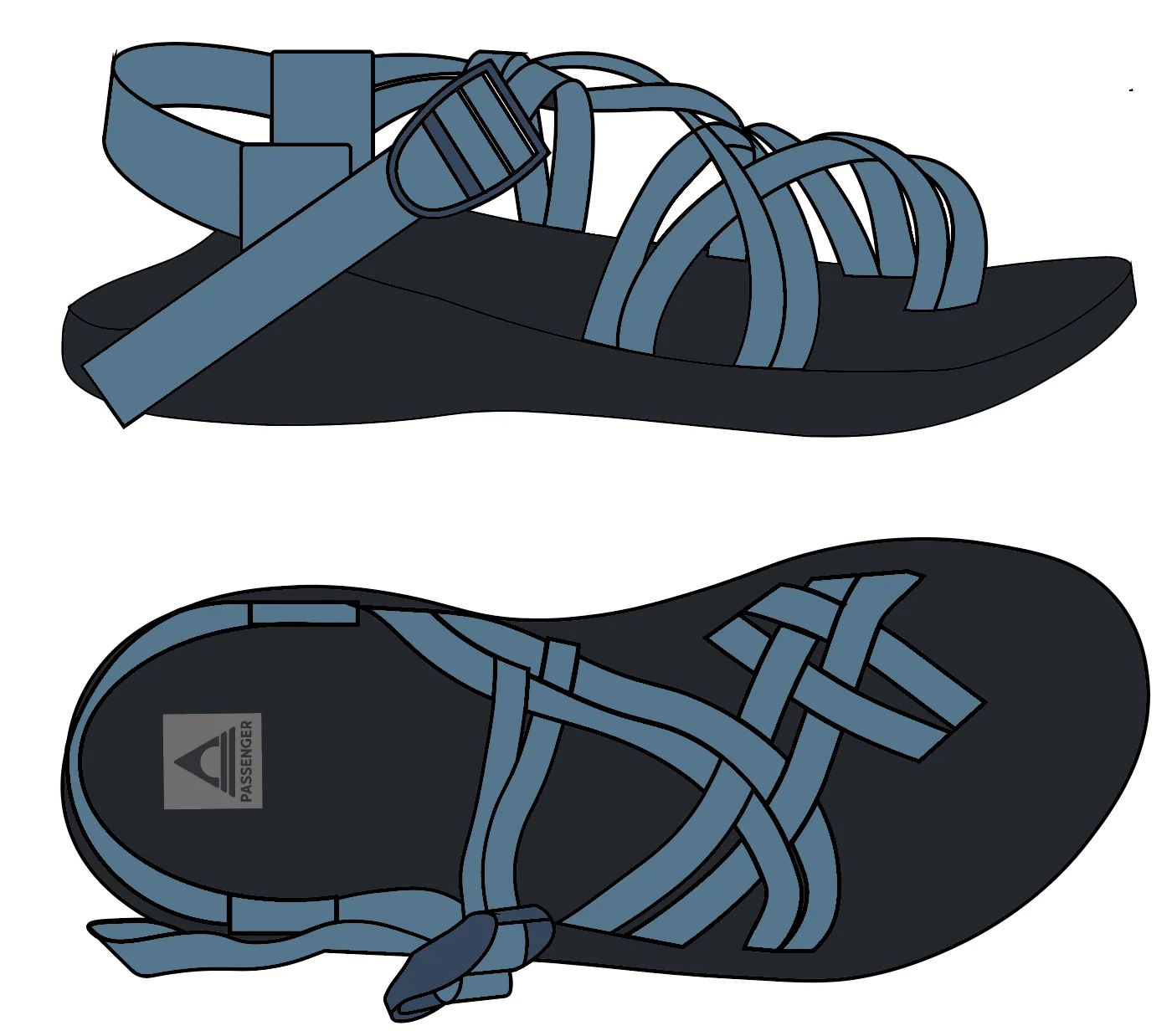 Atlas Sandal - Moonlight Blue - Image 9