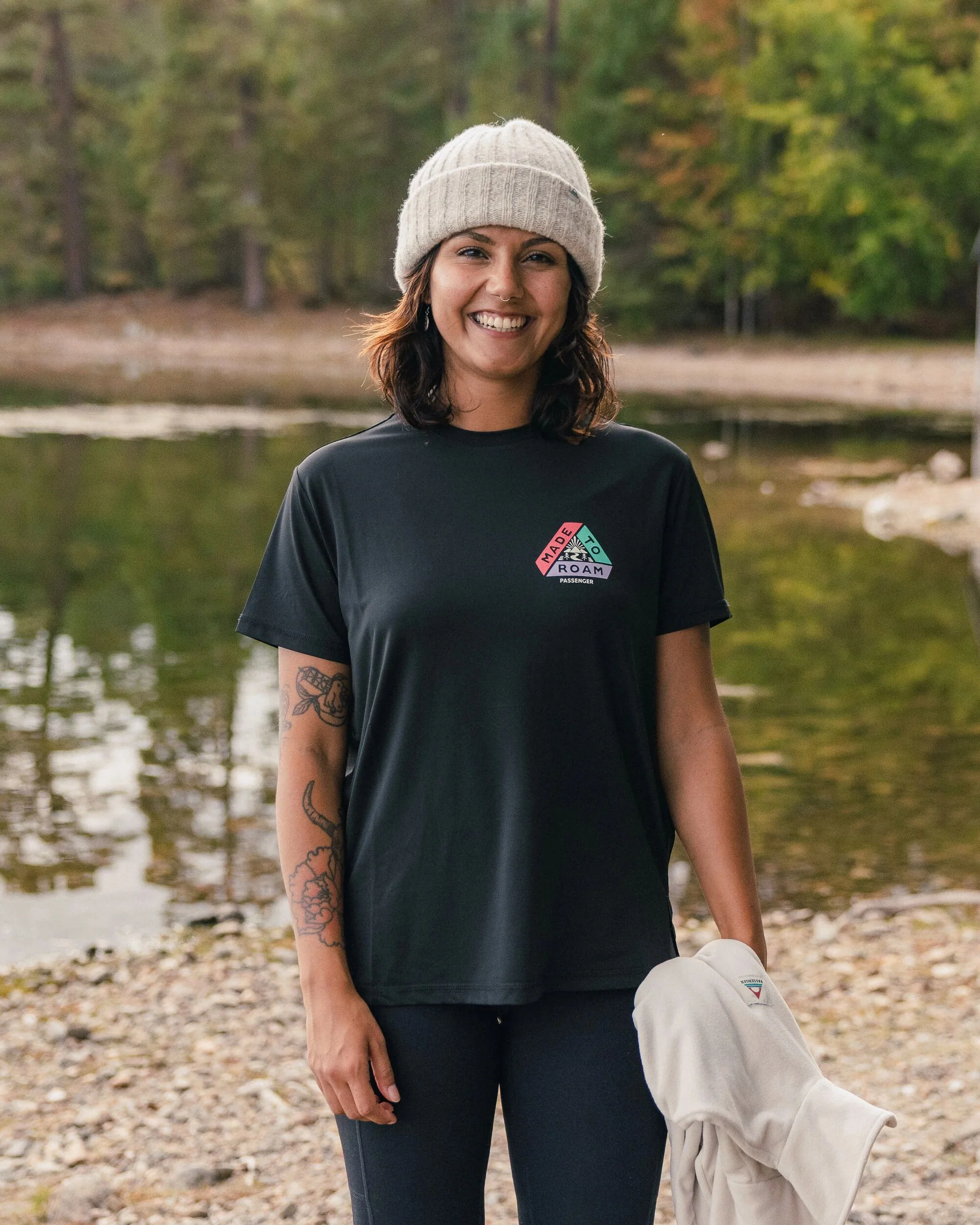 Aurora Active T-Shirt - Black - Image 4