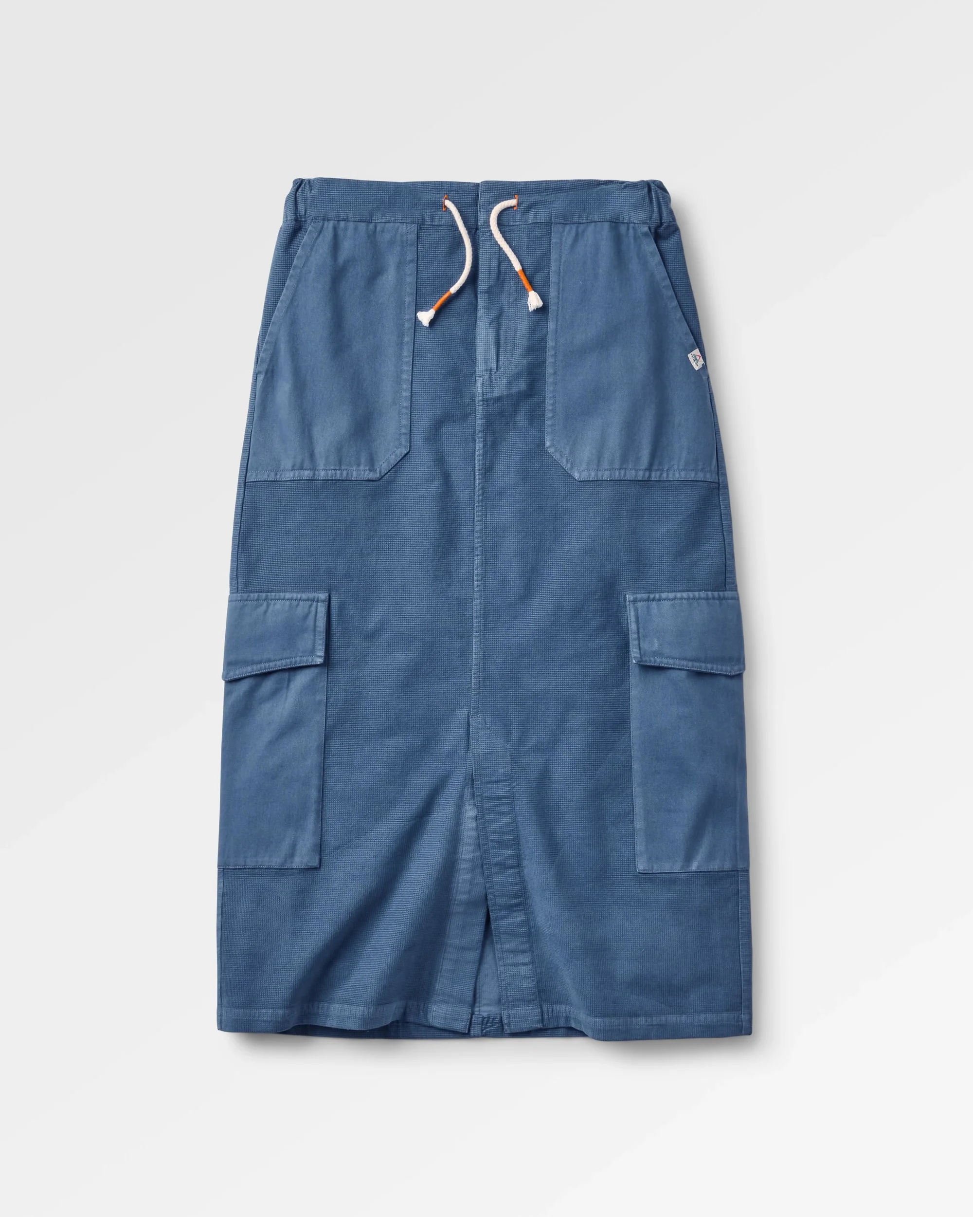 Avian Cord Midi Skirt - Dark Denim - Image 2