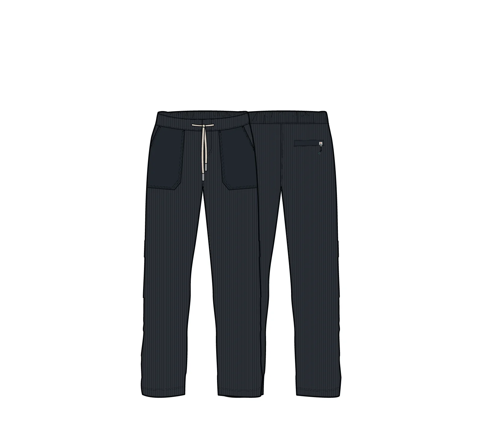 Avian Cord Trouser - Black - Image 8