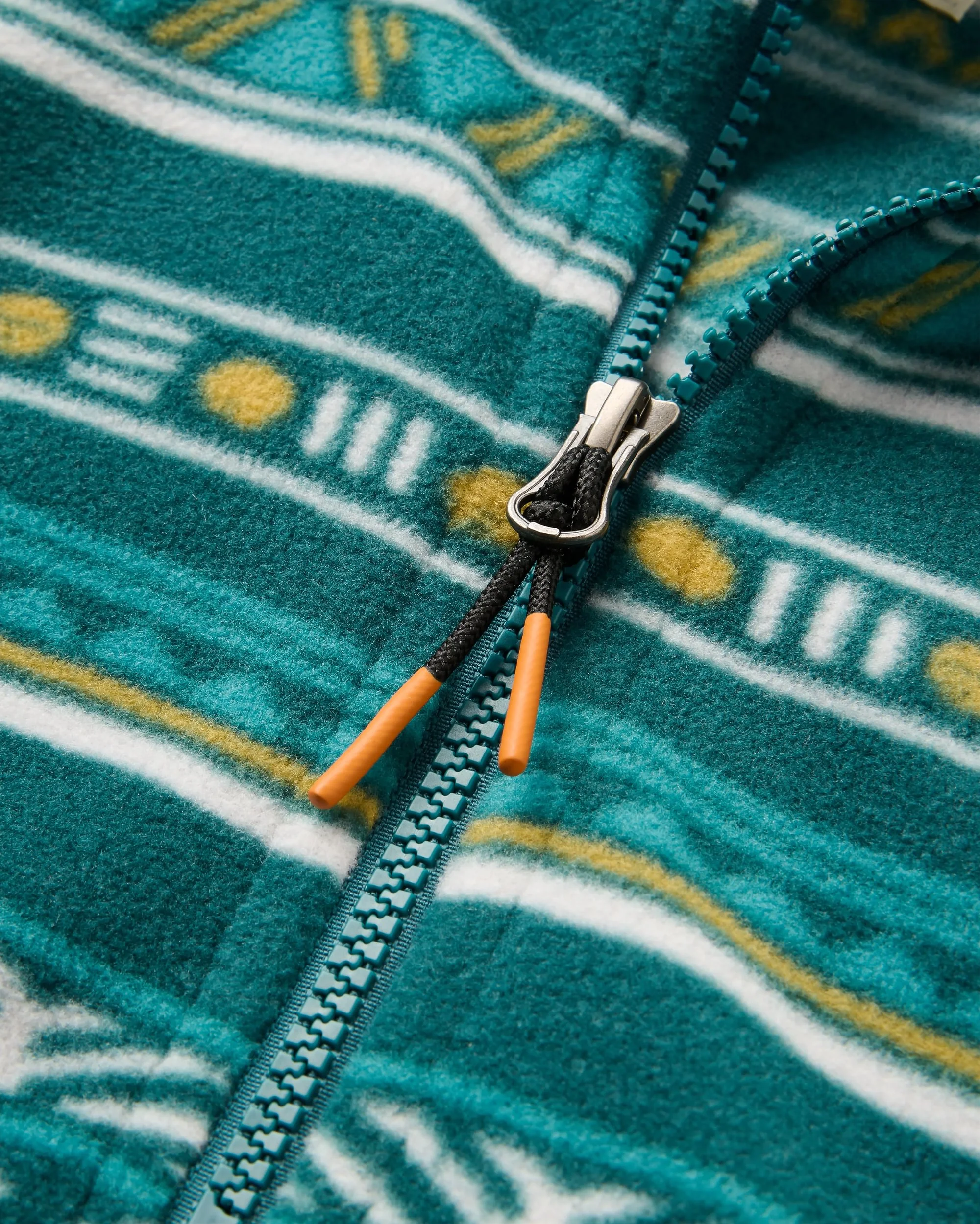 Ayla Micro Polartec® Fleece - Geo Stripe Mediterranean - Image 10