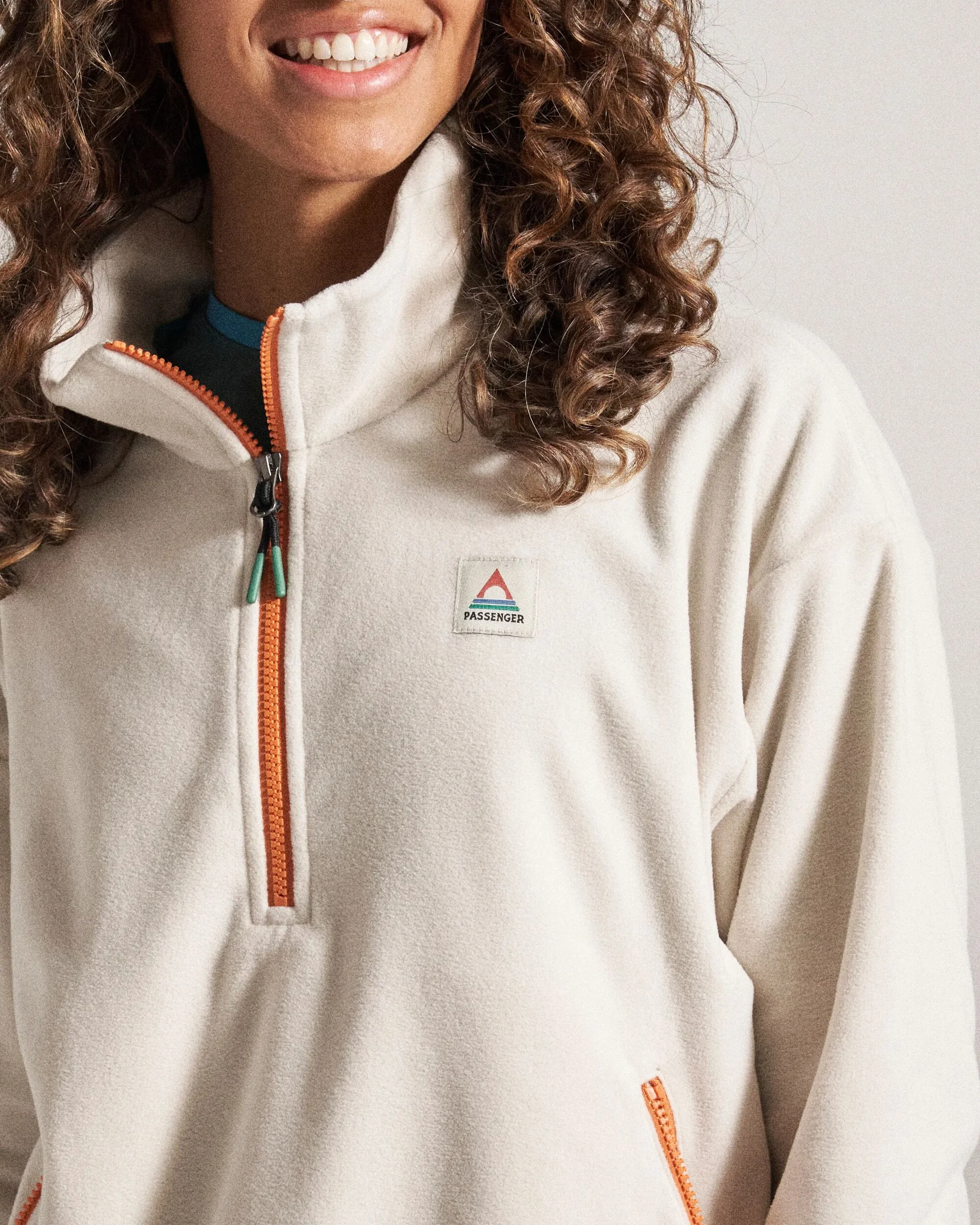 Ayla Micro Polartec® Fleece - Vintage White - Image 7