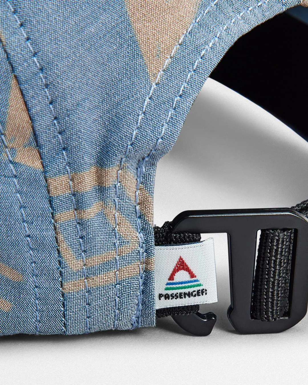 Azara Organic 5 Panel Cap - Abstract Dark Denim - Image 5