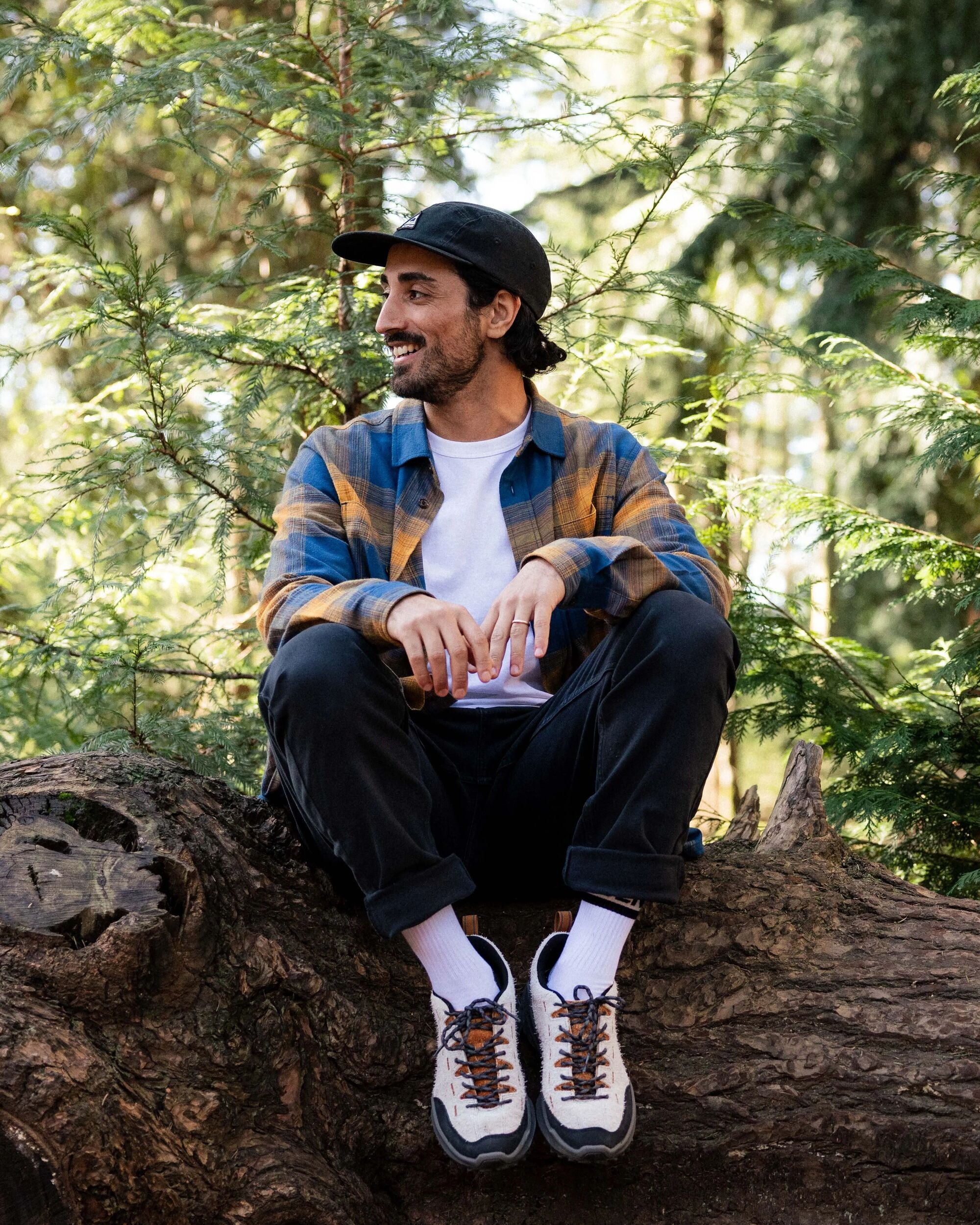 Backcountry Check Light Shirt - Rich Navy/Spruce Yellow Check - Image 4