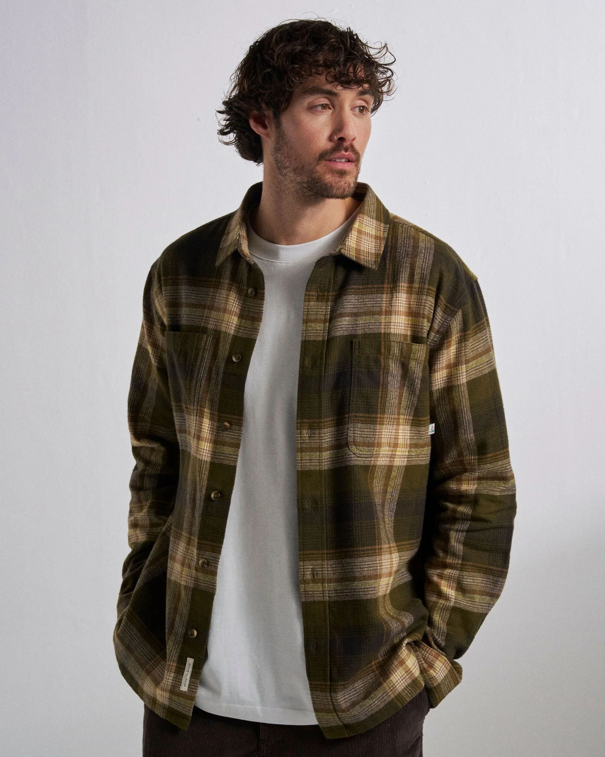 Backcountry Check Shirt - Dark Olive Check