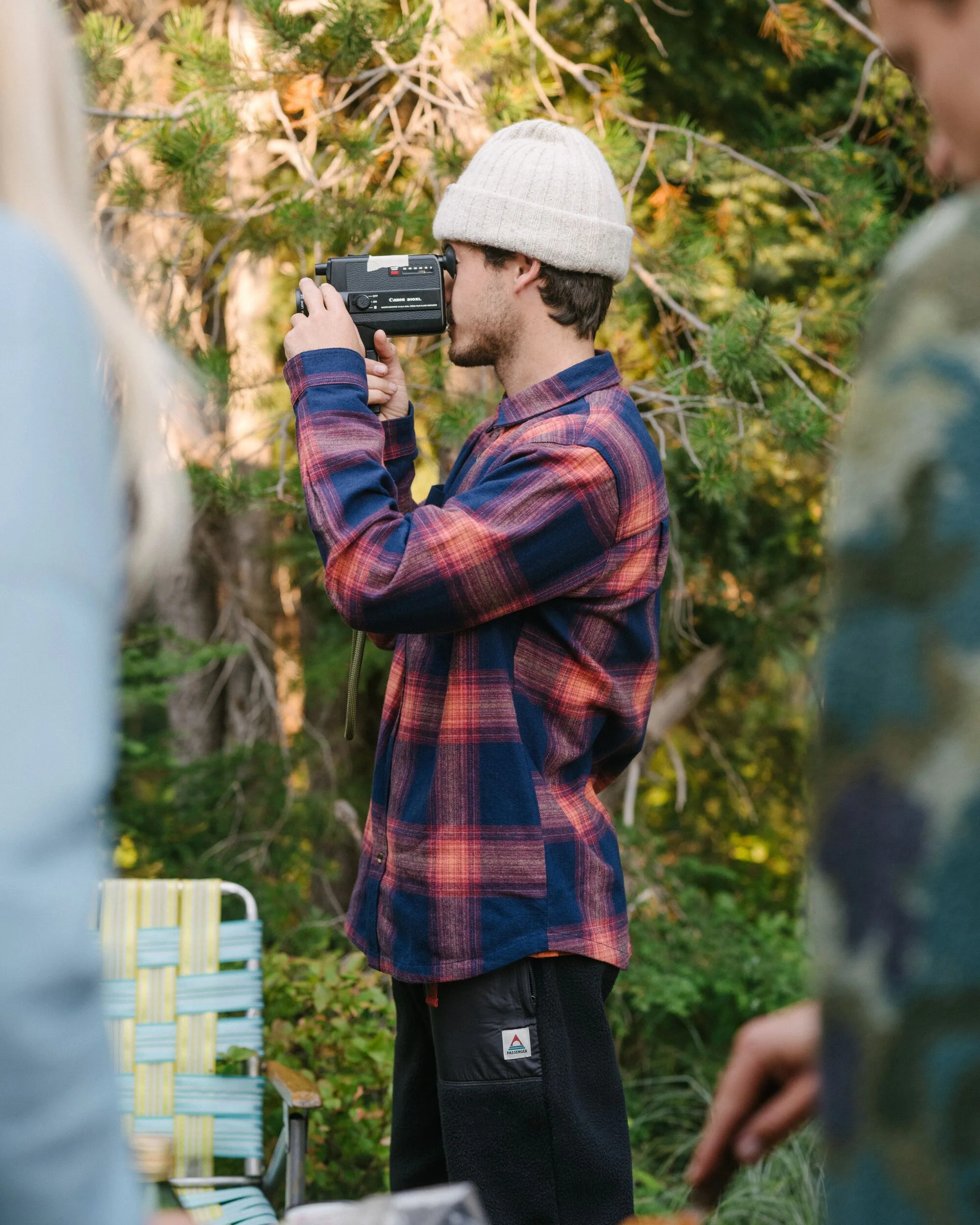 Backcountry Check Shirt - Rich Navy/ Red Ochre Check - Image 2