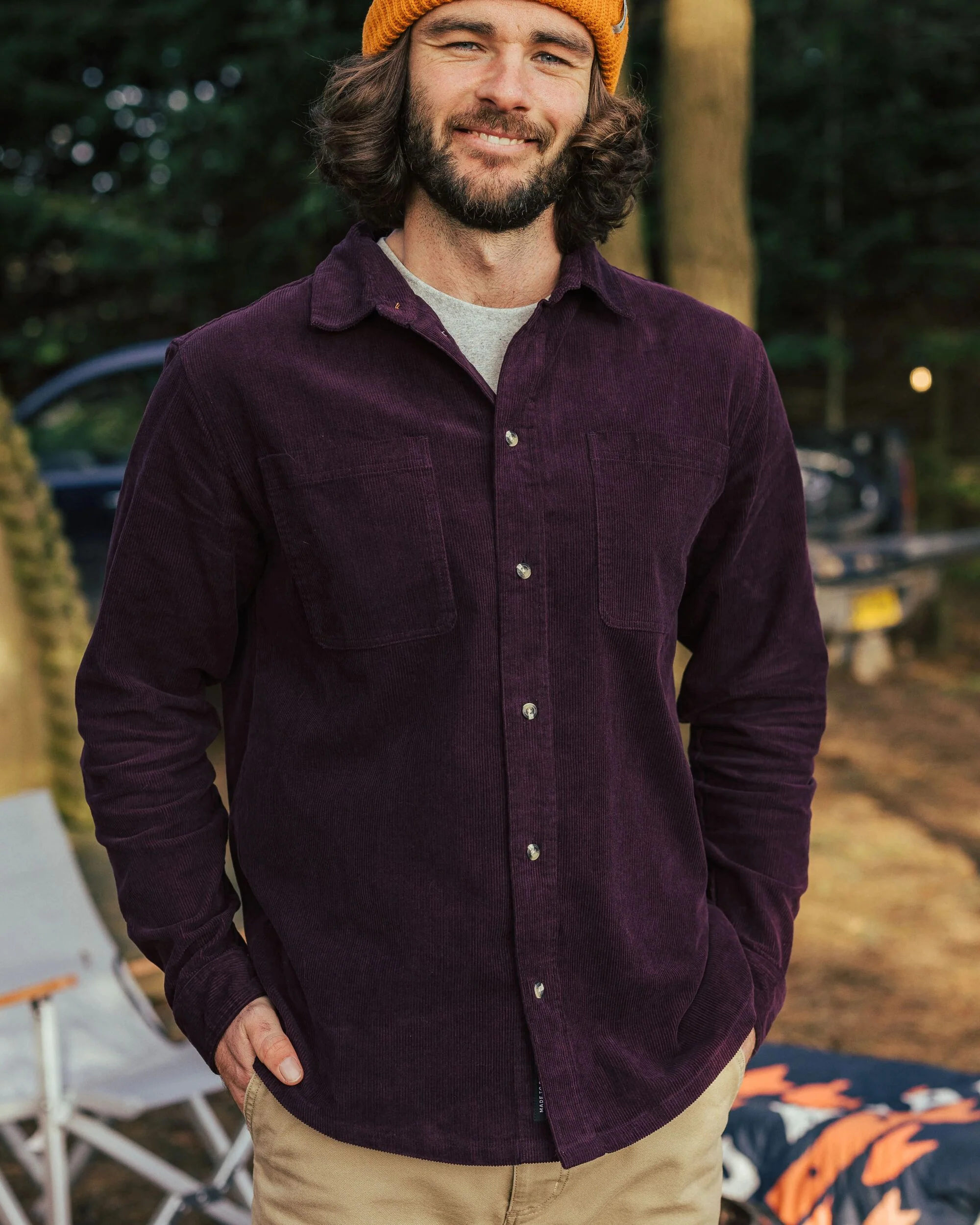 Backcountry Cord Shirt - Deep Plum - Image 5