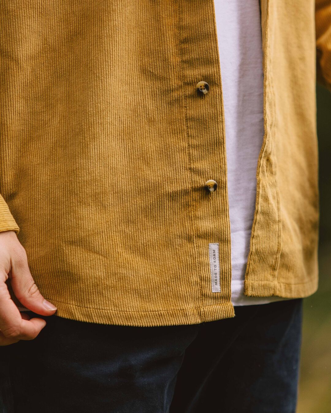 Backcountry Corduroy Shirt - Mustard Gold - Image 3
