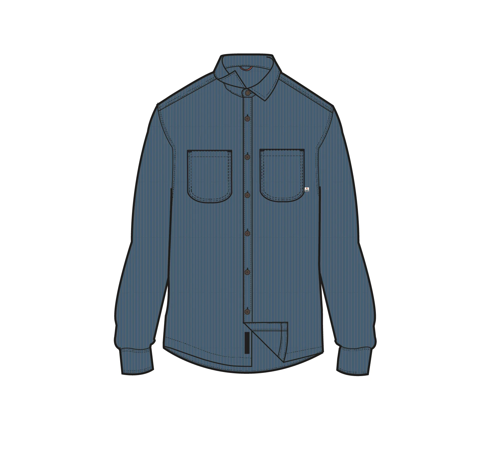 Backcountry Cord Shirt - Tidal Blue - Image 8