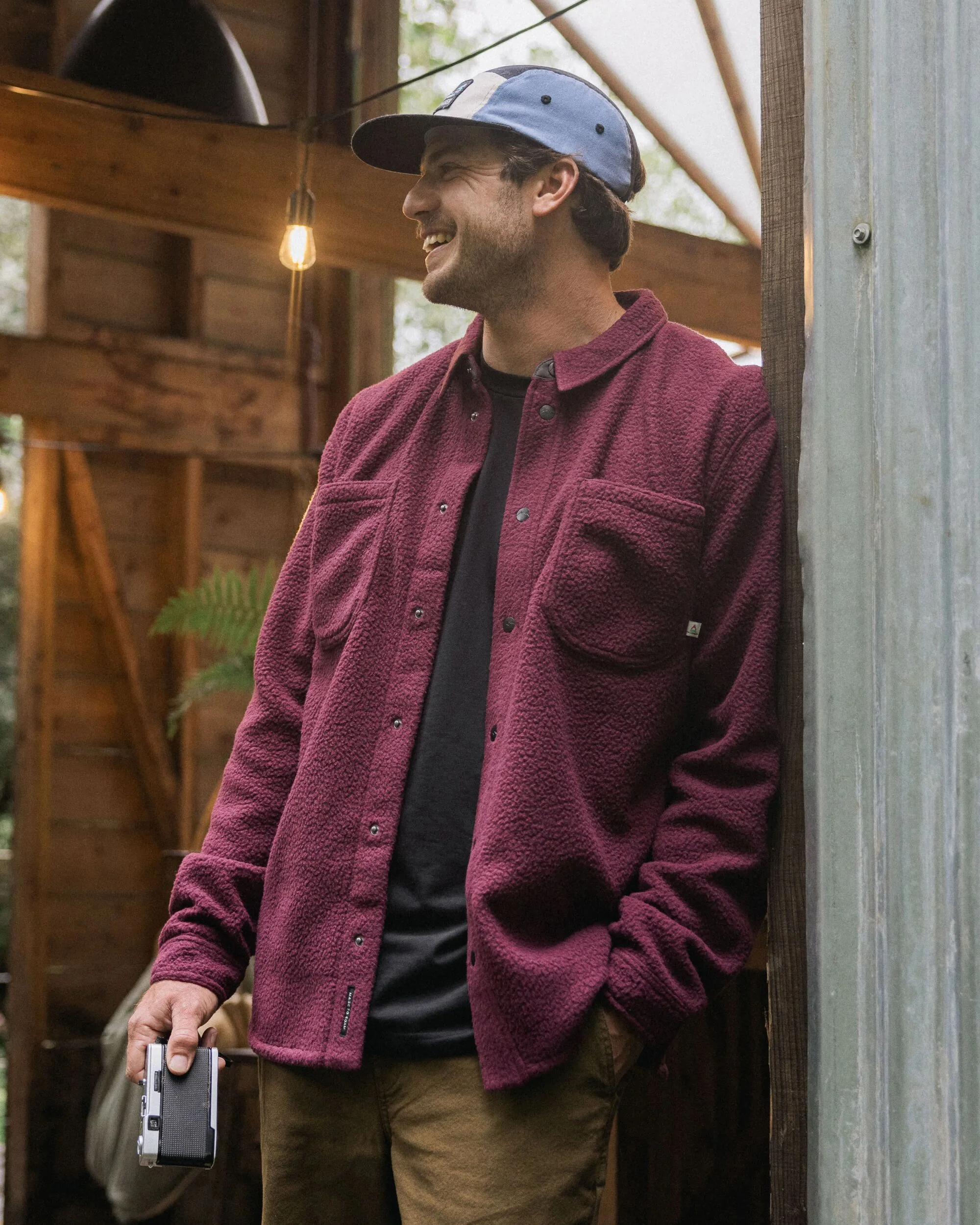 Backcountry Sherpa Fleece Shirt - Fig - Image 4