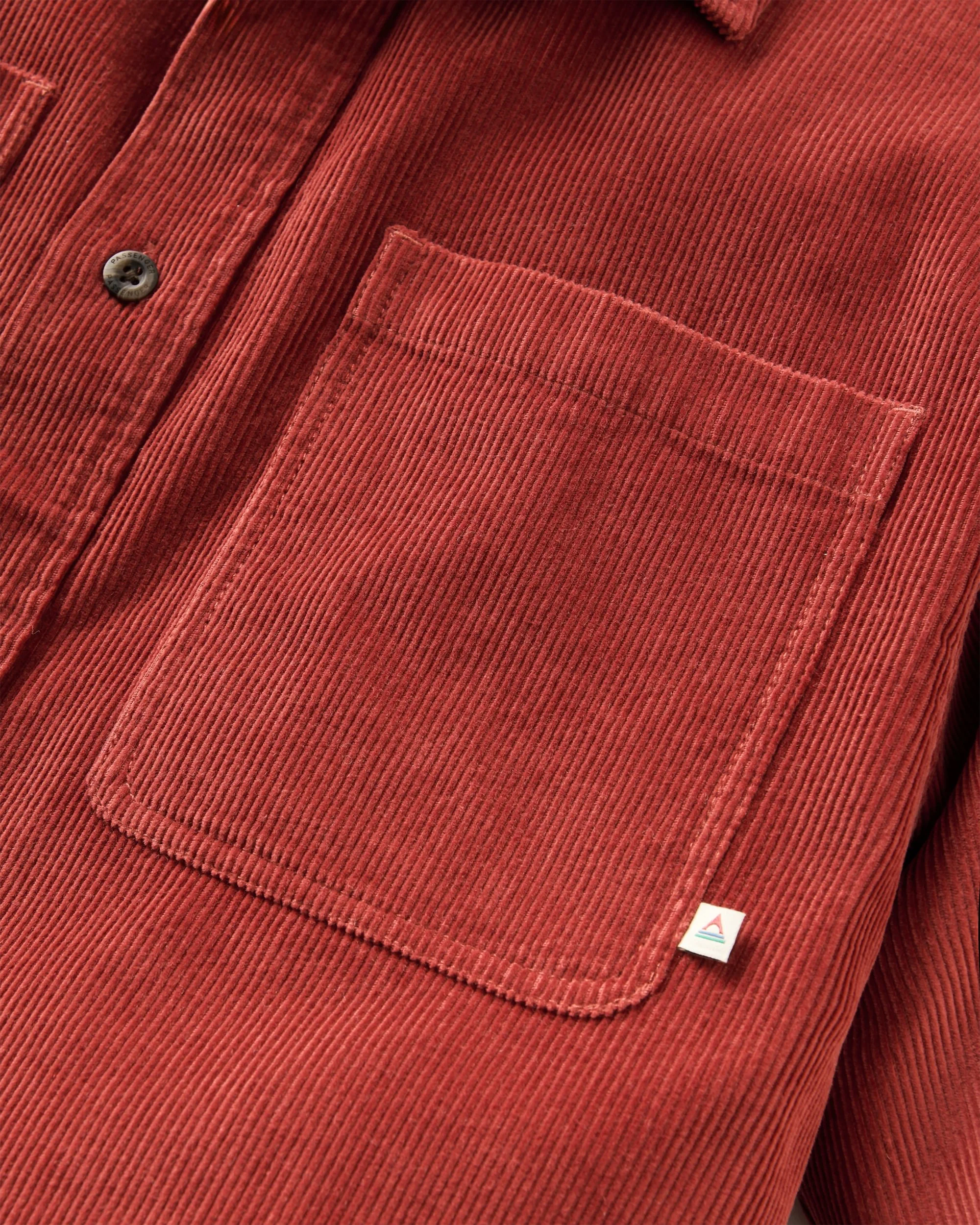 Backcountry Short Sleeve Cord Shirt - Redwood - Image 5