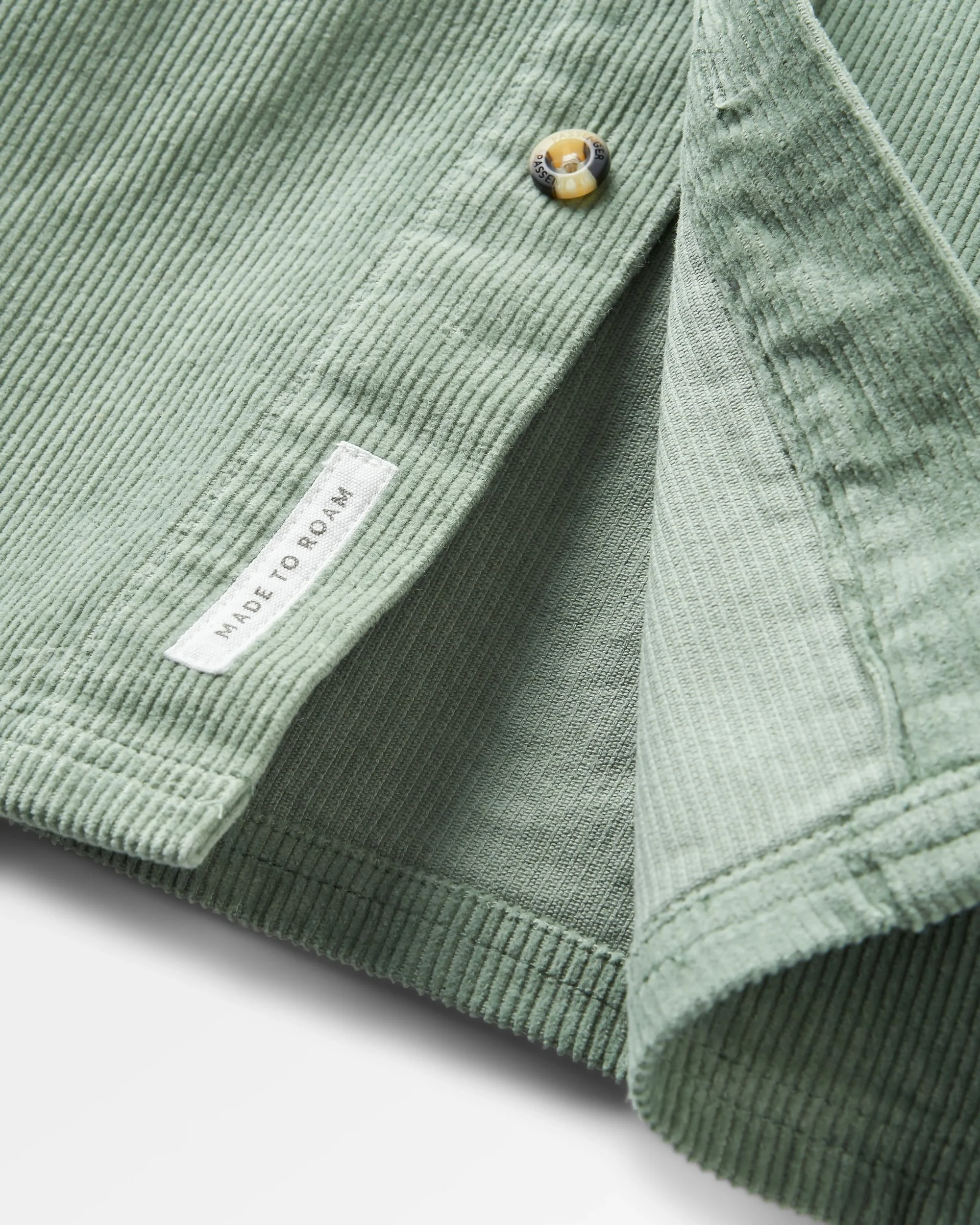 Backcountry Short Sleeve Cord Shirt - Pistachio - Image 9