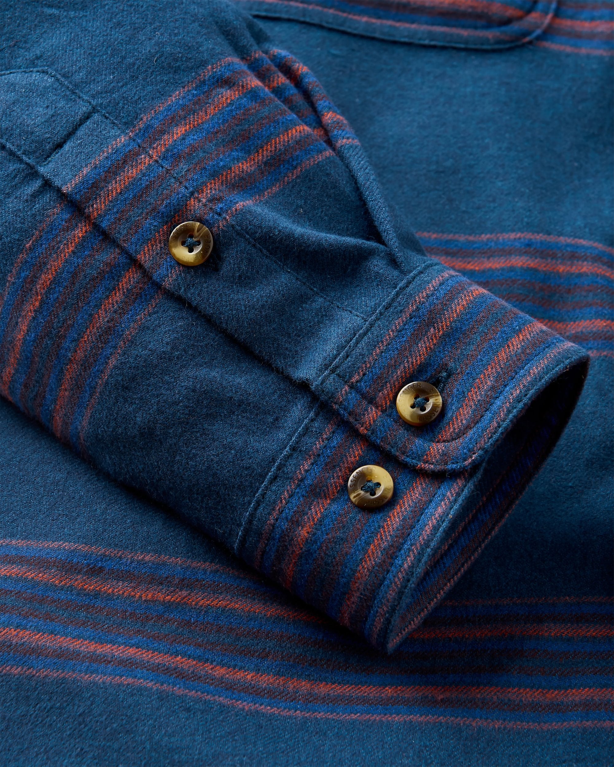 Backcountry Stripe Light Shirt - Rich Navy/Deep Plum Stripe - Image 10