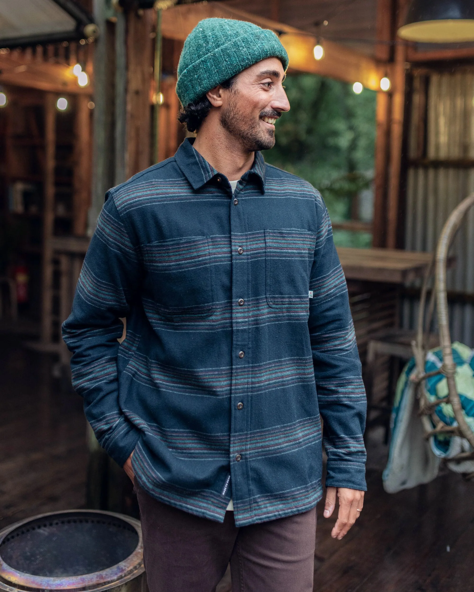 Backcountry Stripe Shirt - Black Stripe - Image 3