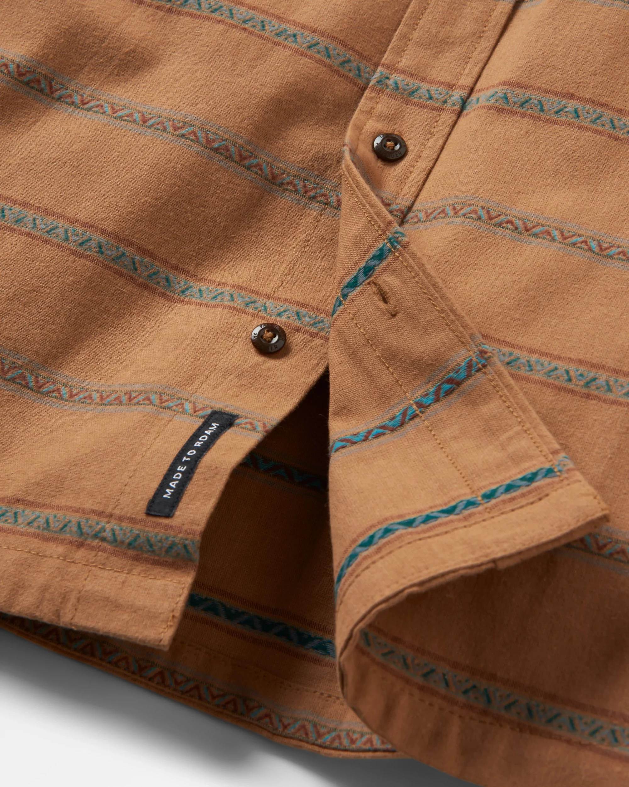 Backcountry Stripe Shirt - Toffee Jacquard - Image 7