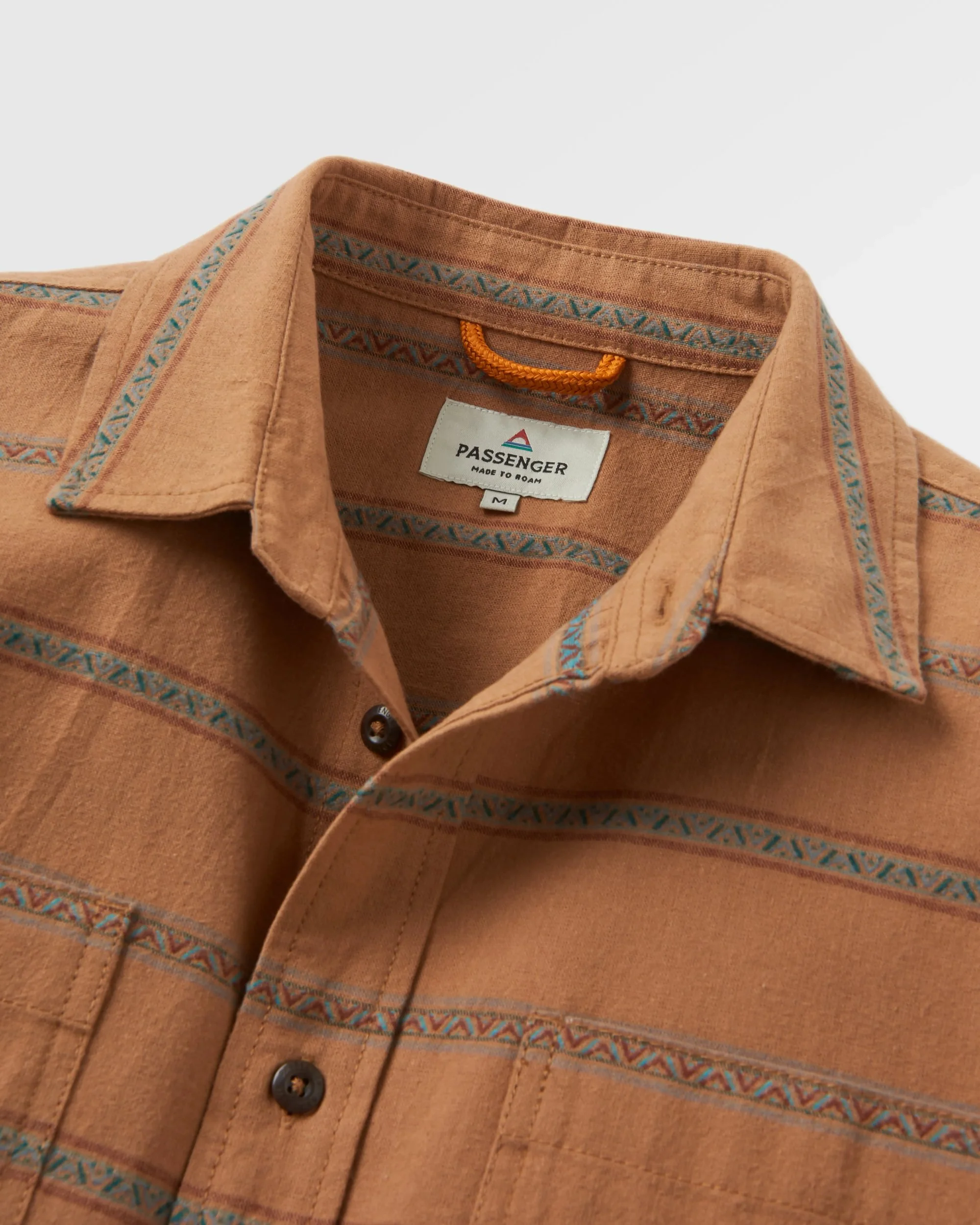 Backcountry Stripe Shirt - Toffee Jacquard - Image 9
