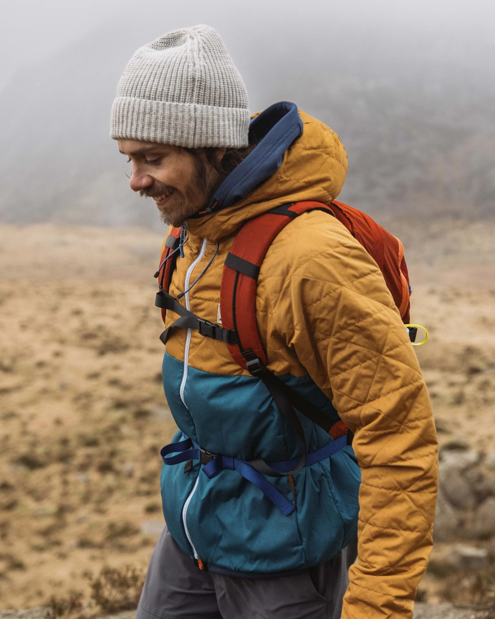 Base ThermoreĀ® Insulated Jacket - Dusty Ochre/ Corsair Blue - Image 4