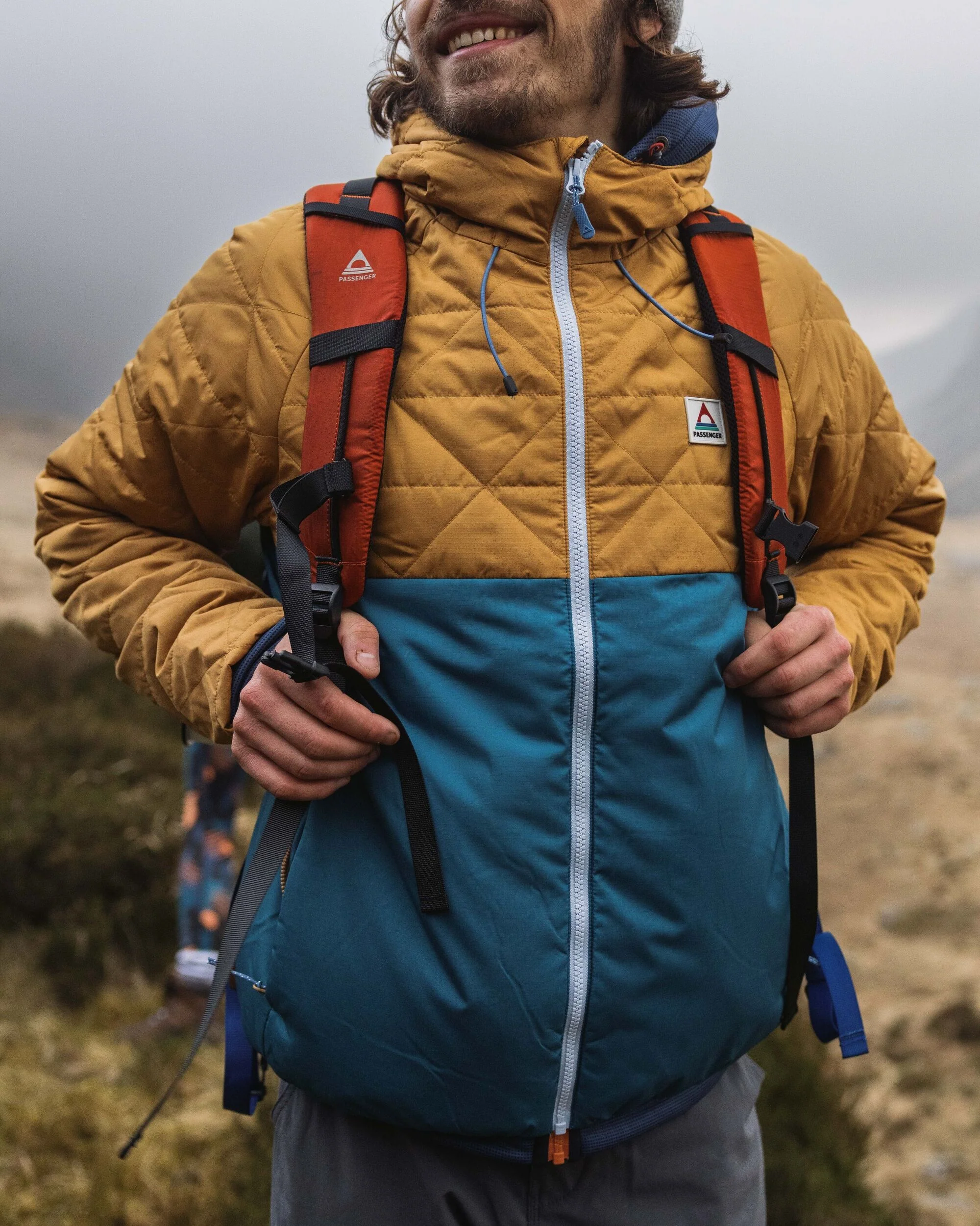 Base ThermoreĀ® Insulated Jacket - Dusty Ochre/ Corsair Blue - Image 6