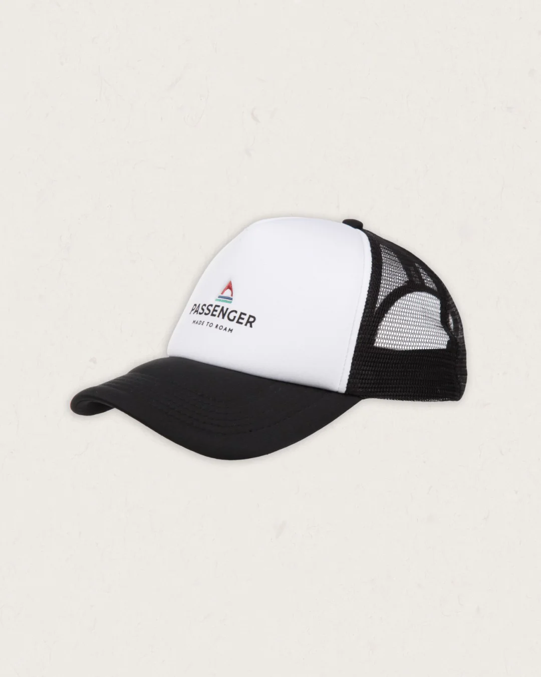Beechey Snapback Trucker Cap - Black/ White - Image 6