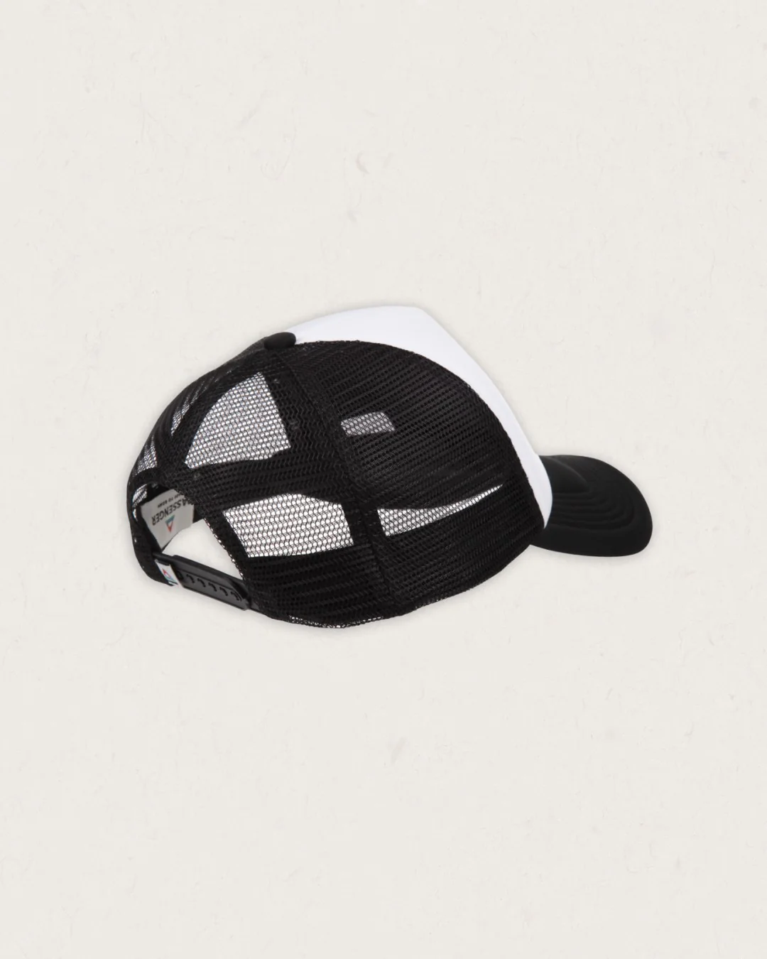 Beechey Snapback Trucker Cap - Black/ White - Image 8