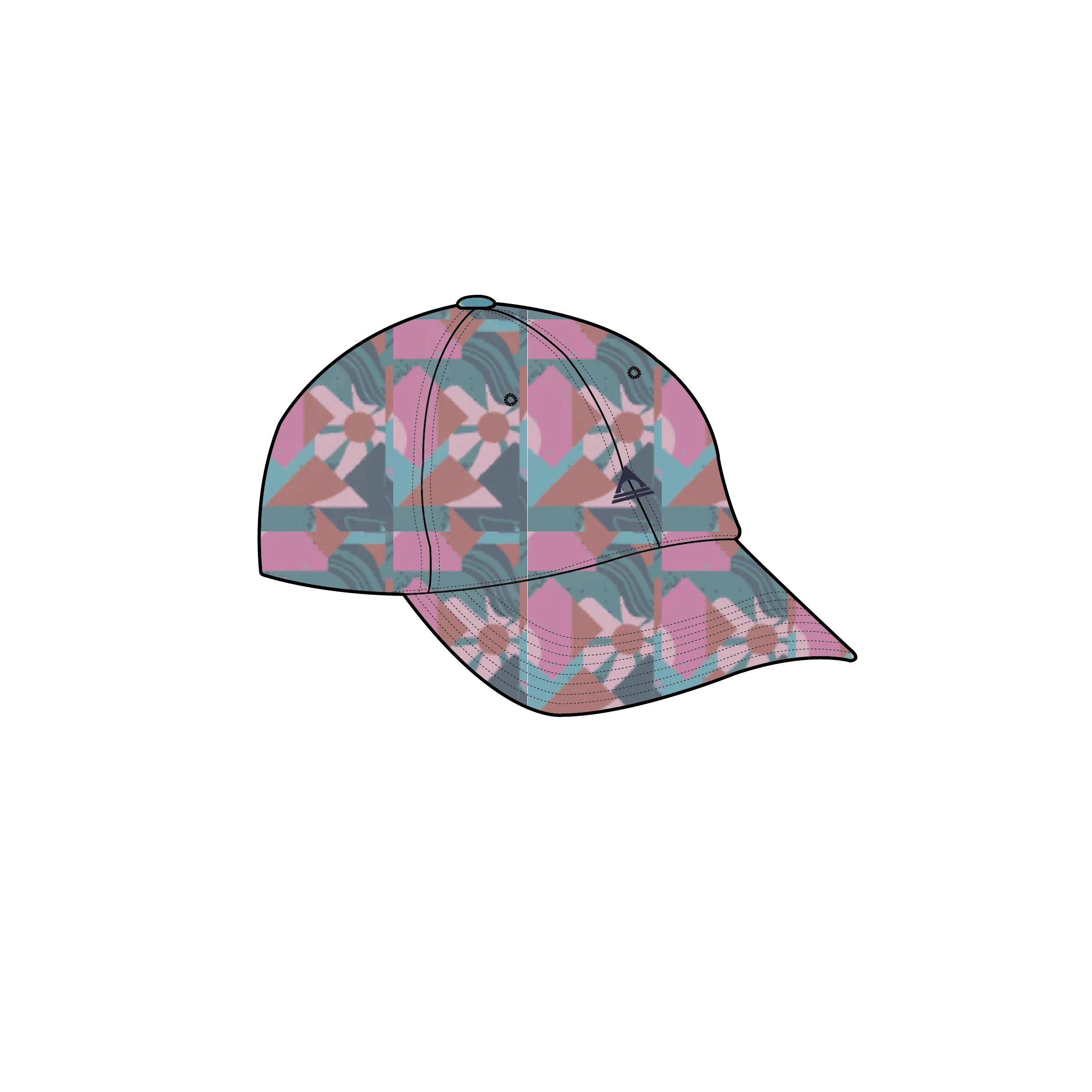 Birdie 6 Panel Cap - Sun Patch Rich Navy - Image 6