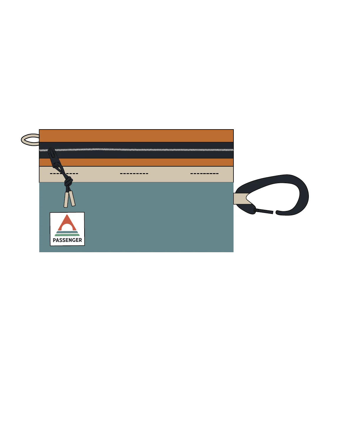 Biscuit Modular Clip On - Arctic/Retro Orange - Image 7