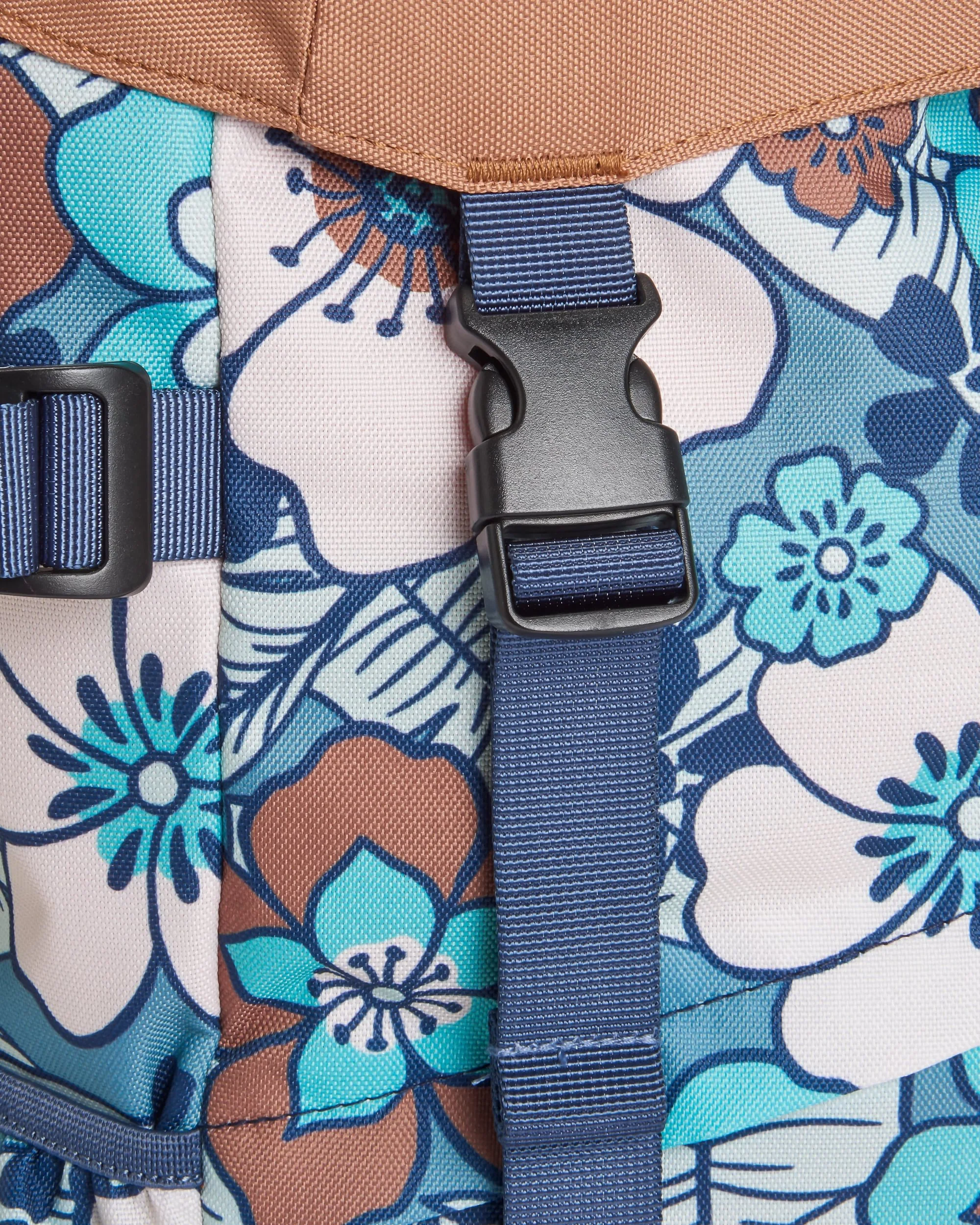 Boondocker Recycled 26L Backpack - Vintage Floral Aqua - Image 4